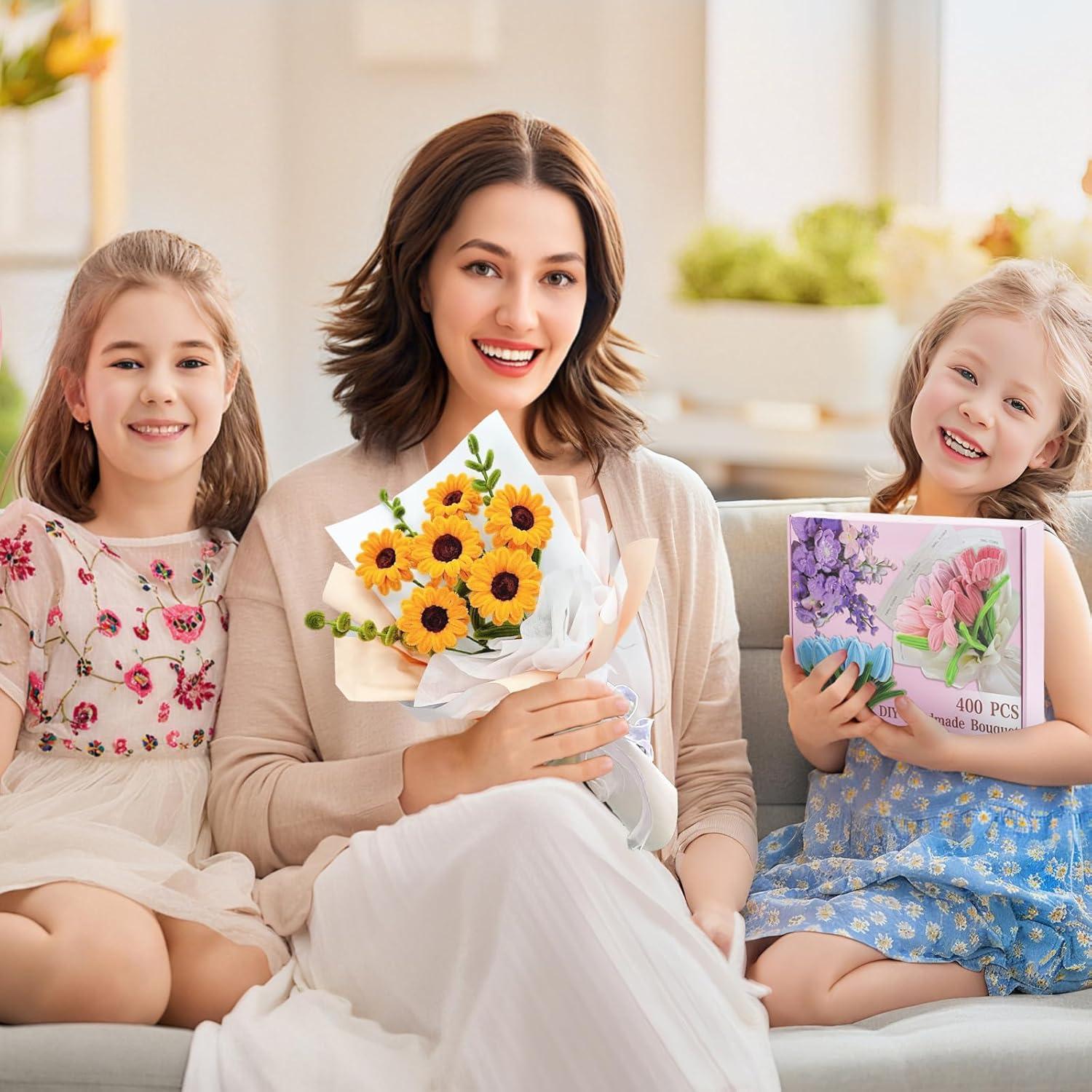 Kit de Limpiadores de Tubos Dorados Suzurana 400 Piezas Manualidades