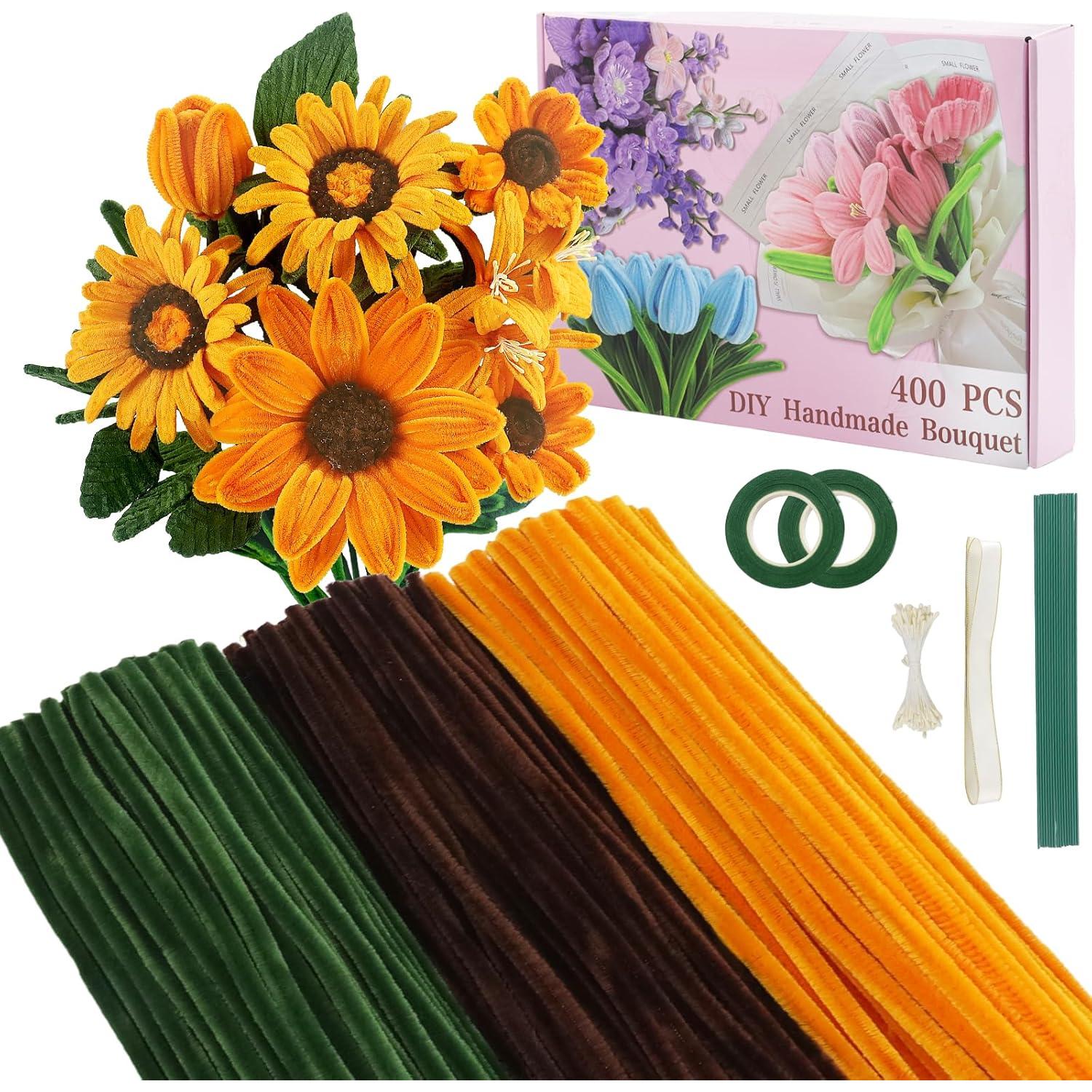 Kit de Limpiadores de Tubos Dorados Suzurana 400 Piezas Manualidades