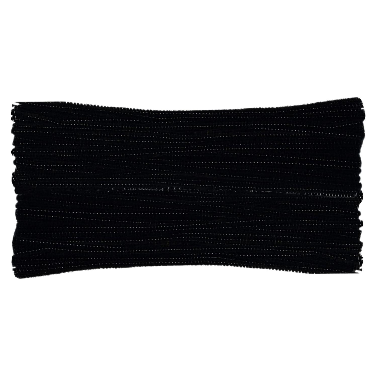 Limpiapipas Negros Chenille 100 Piezas 30.48 cm TTGYZP