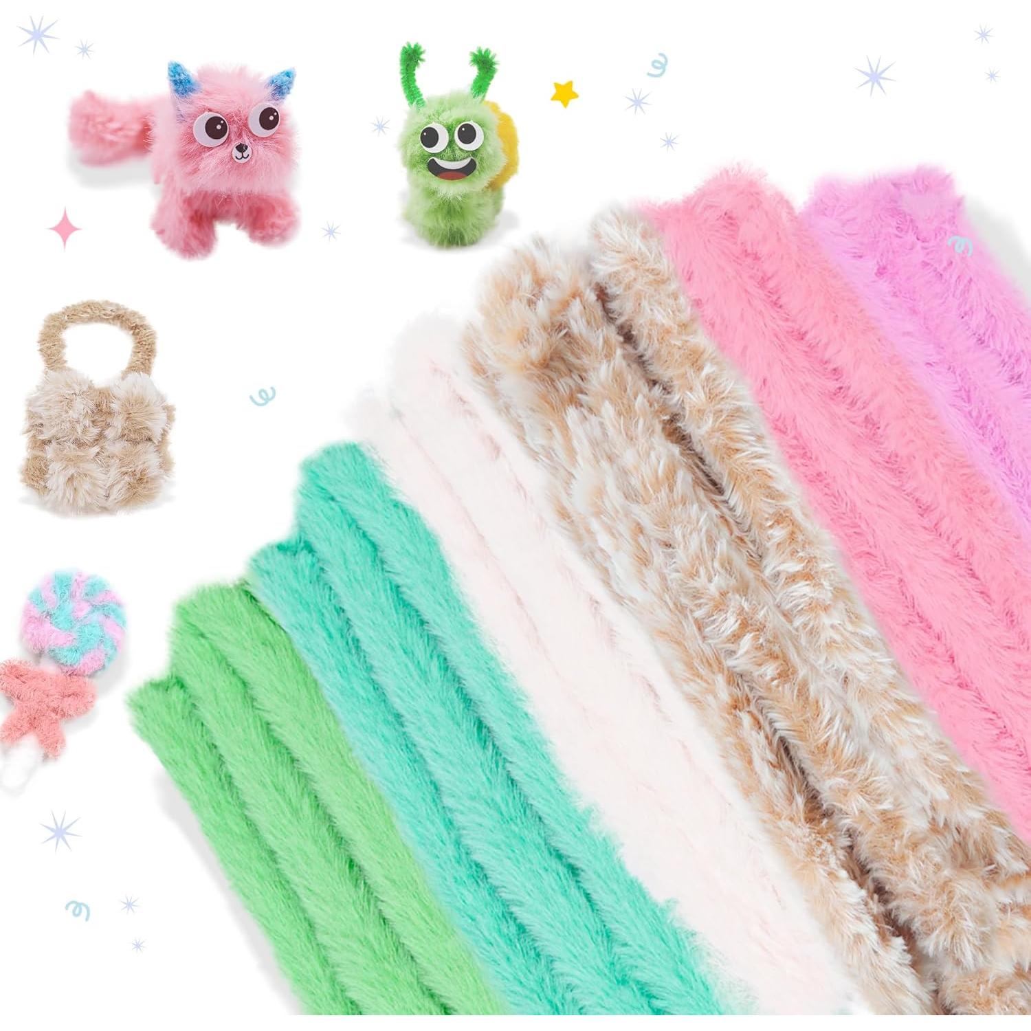 Kit de Manualidades 12 Limpiapipas Jumbo Chenille QY 1m