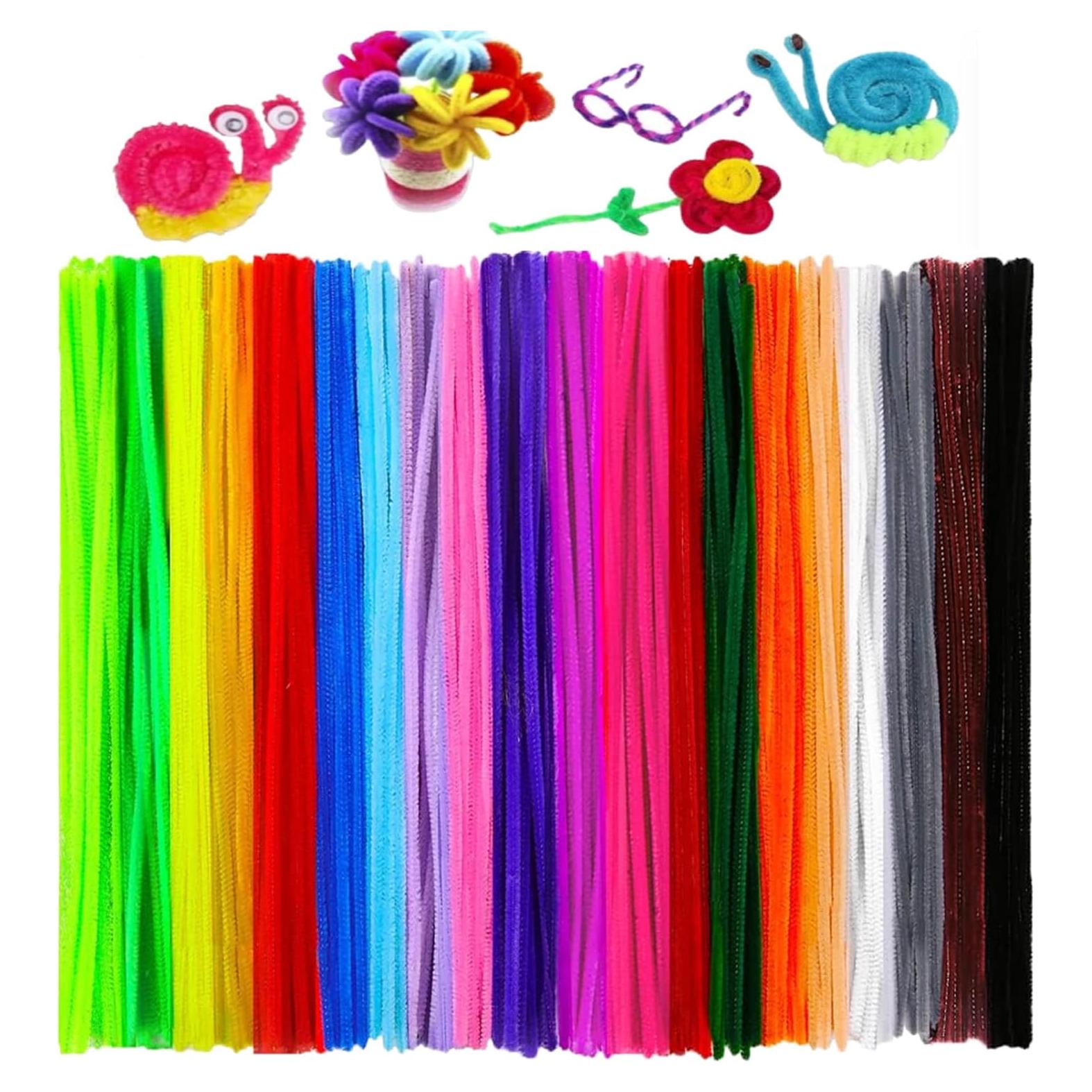 1200 Limpiapipas de Colores ACXFOND para Manualidades 30.48 cm