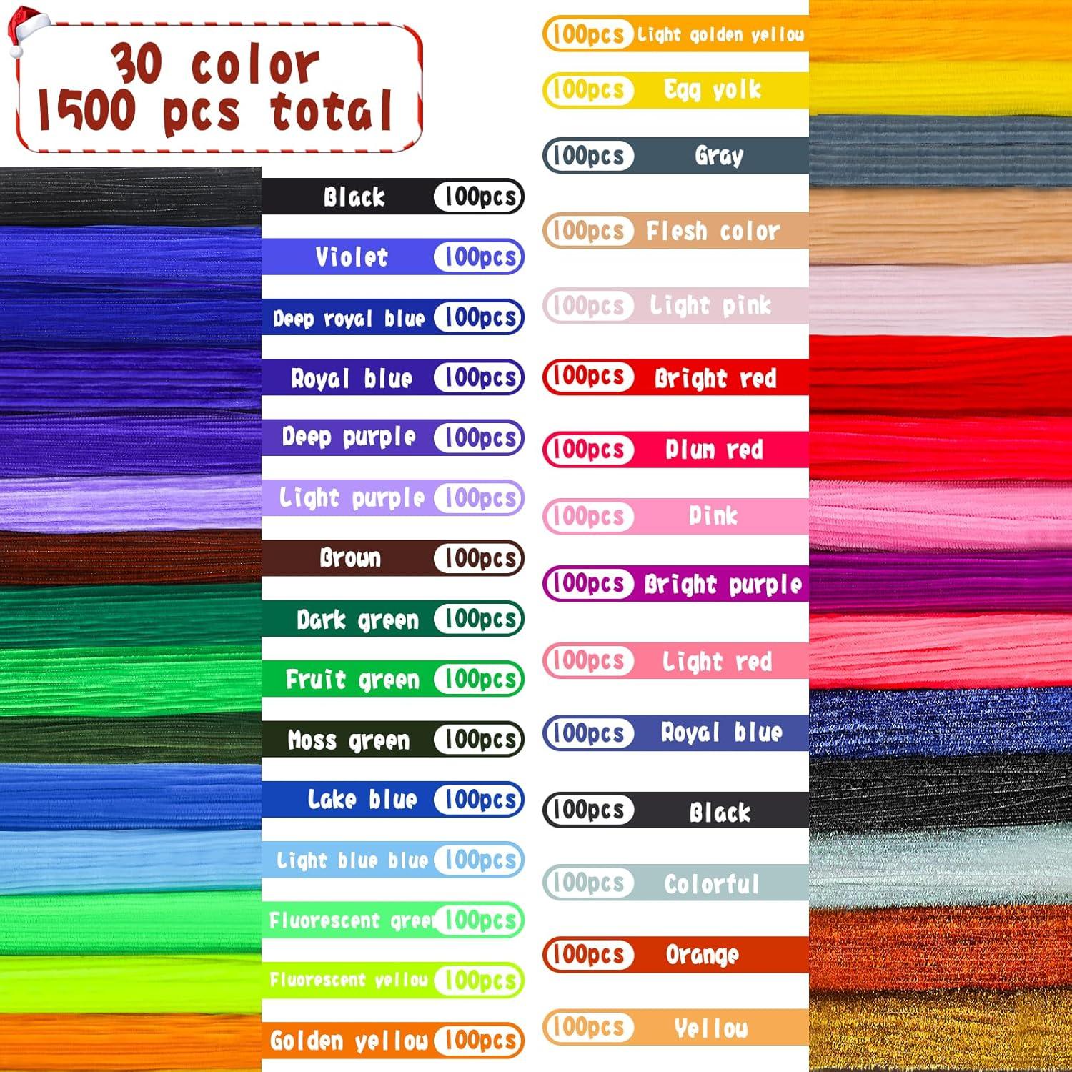 3000 Limpiapipas Multicolor Veroave 30 Colores 30cm
