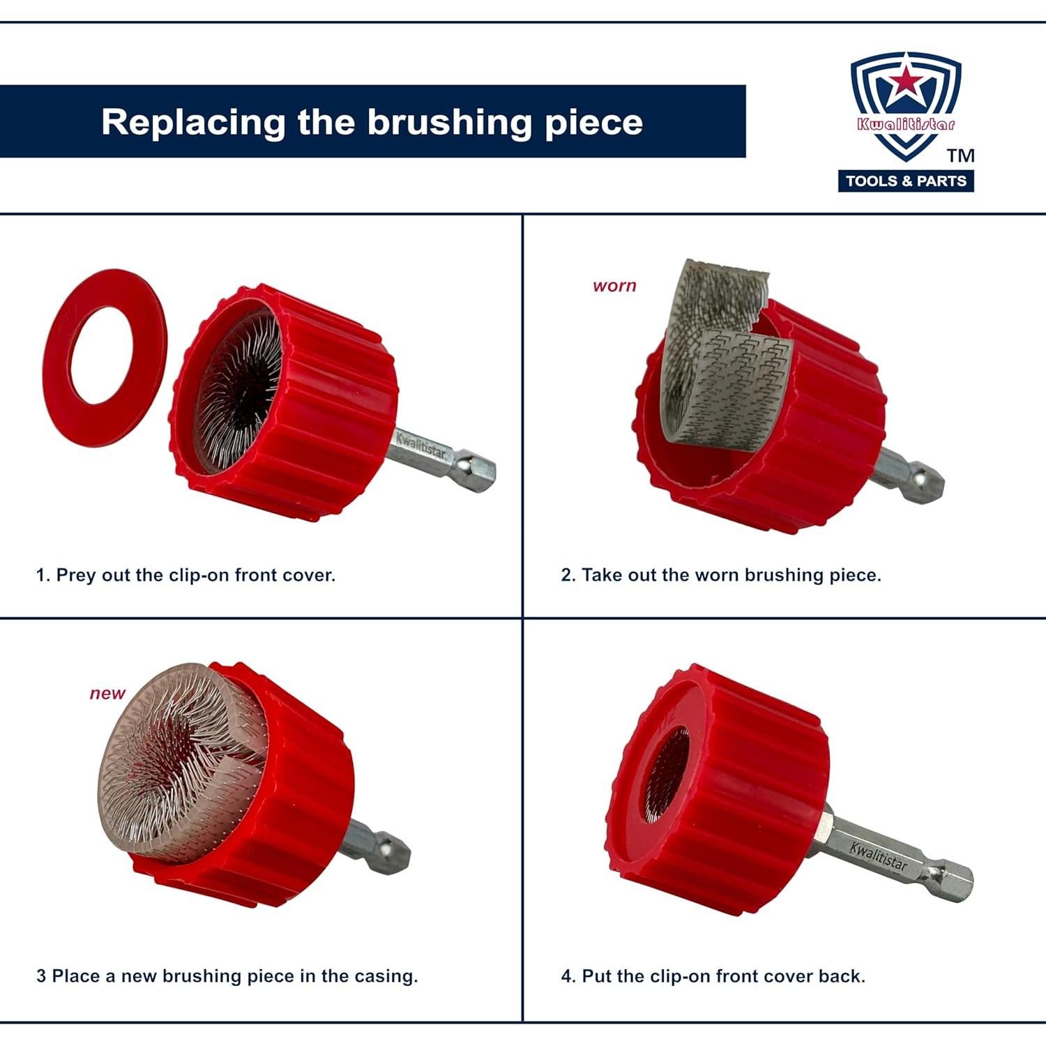 Juego de Limpiadores de Tubos de Cobre Kwalitistar 9 Piezas