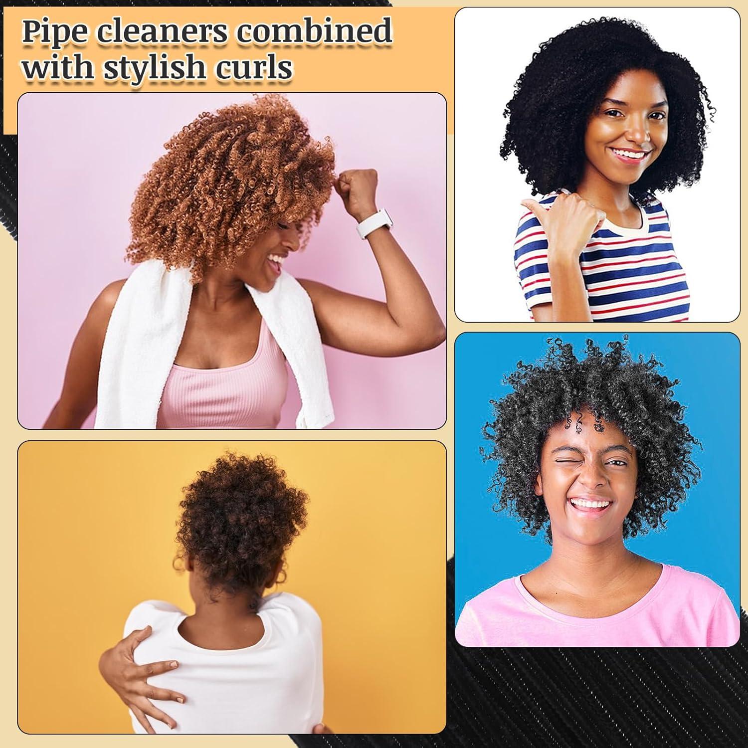 Limpiapipas Negros Zlulary 300 Piezas 30 cm para Manualidades