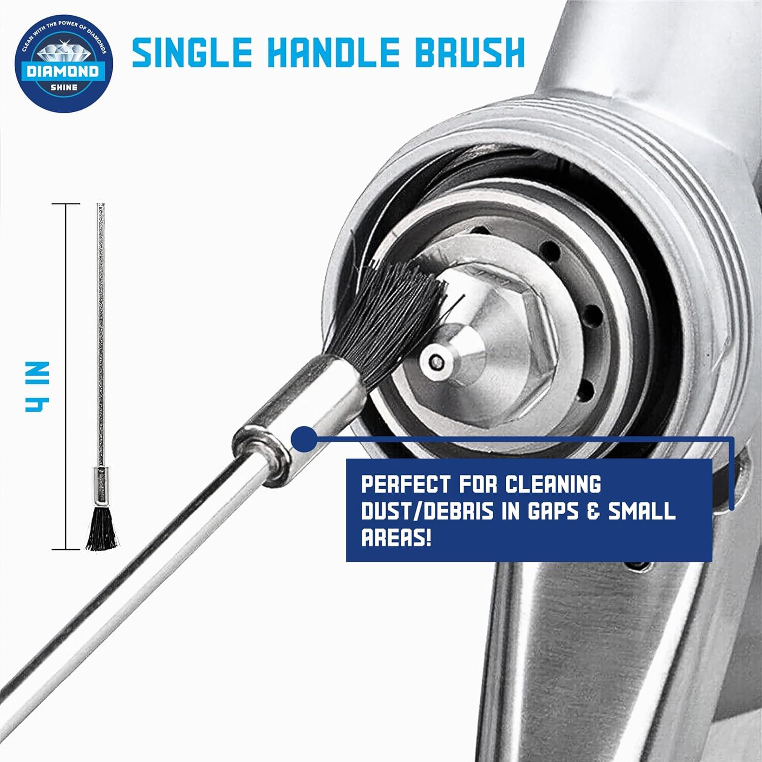 Juego de Cepillos de Limpieza 17 Piezas Diamond Shine