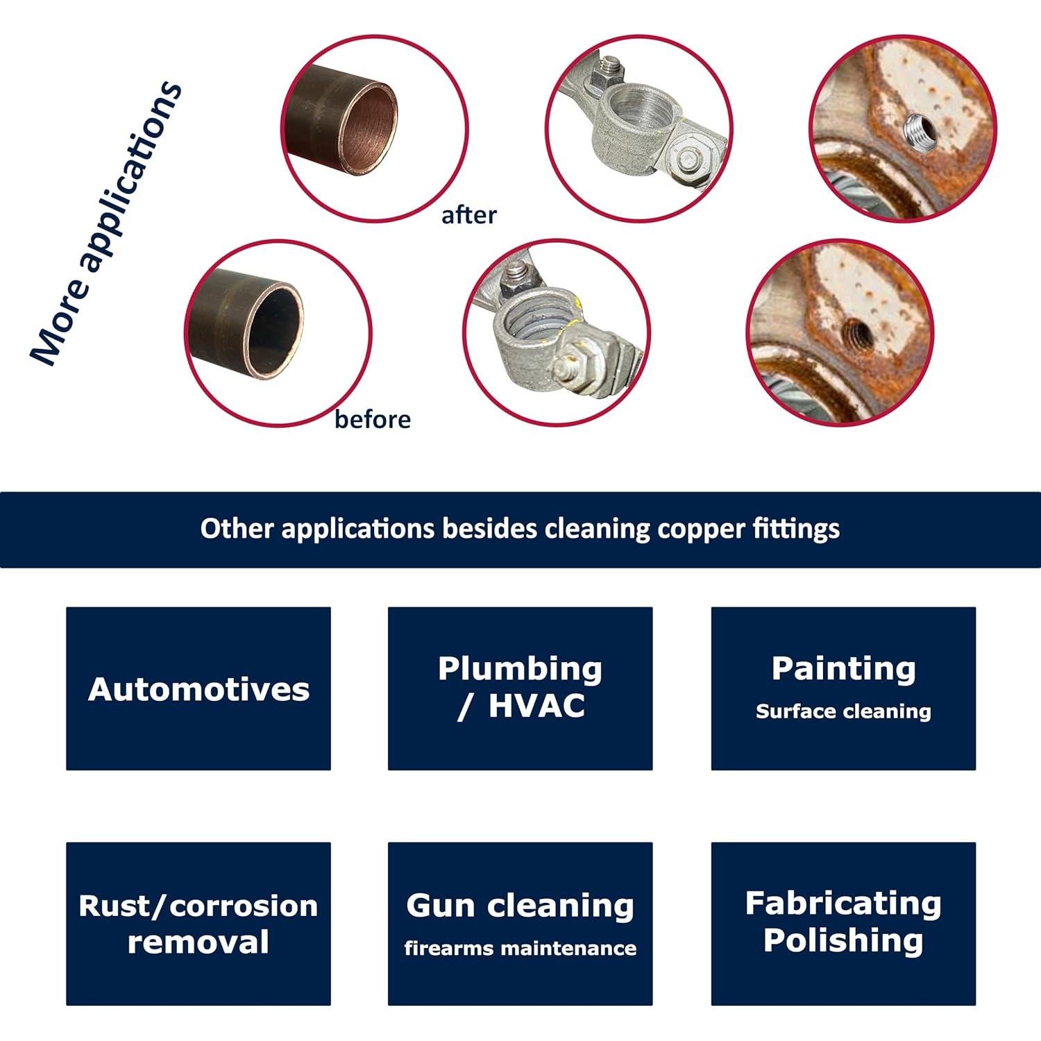 Juego de Cepillos de Limpieza Kwalitistar 6 Piezas para Tubos