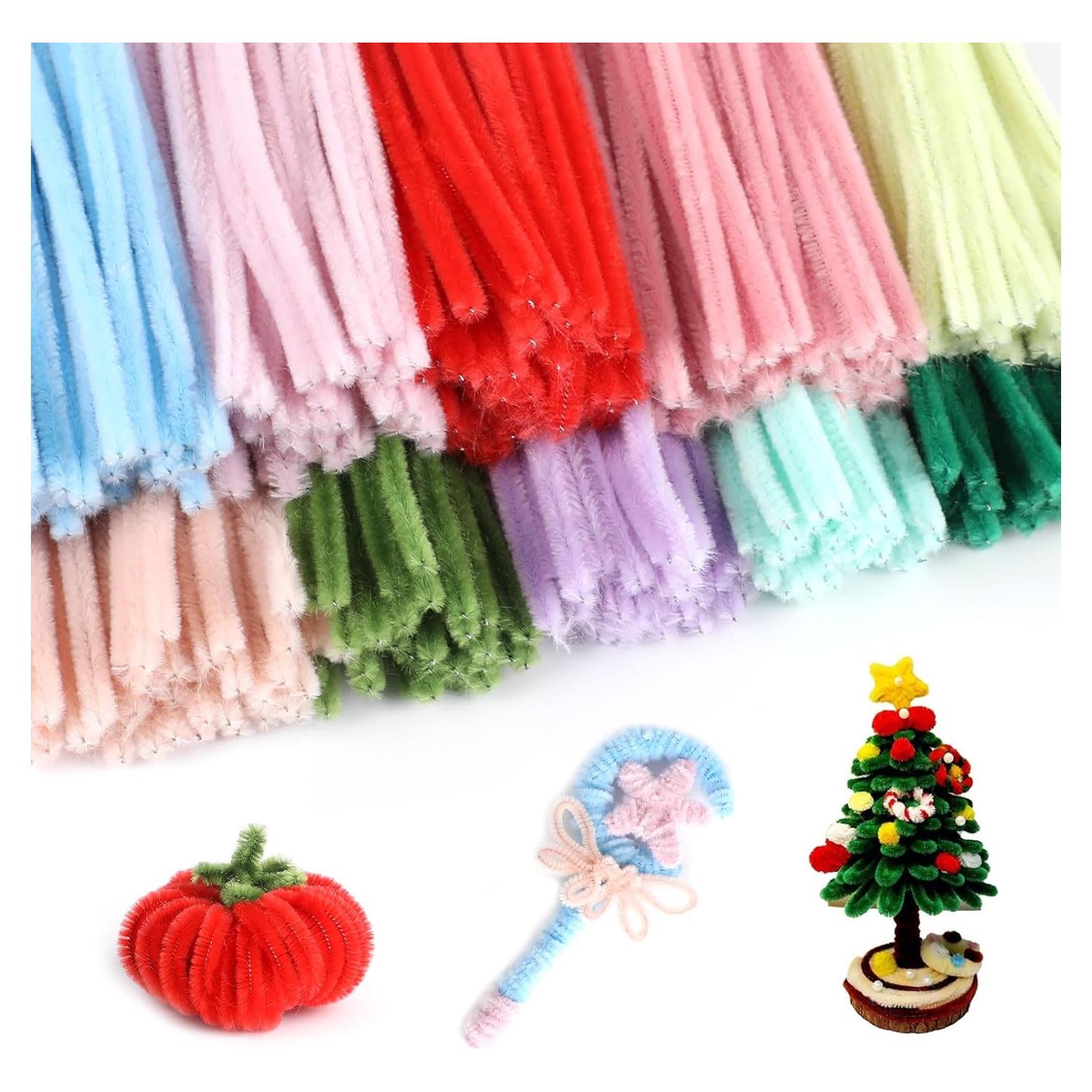 Limpiapipas Chenille Coloridos LOMIMOS 1000 Pcs 30.48 cm