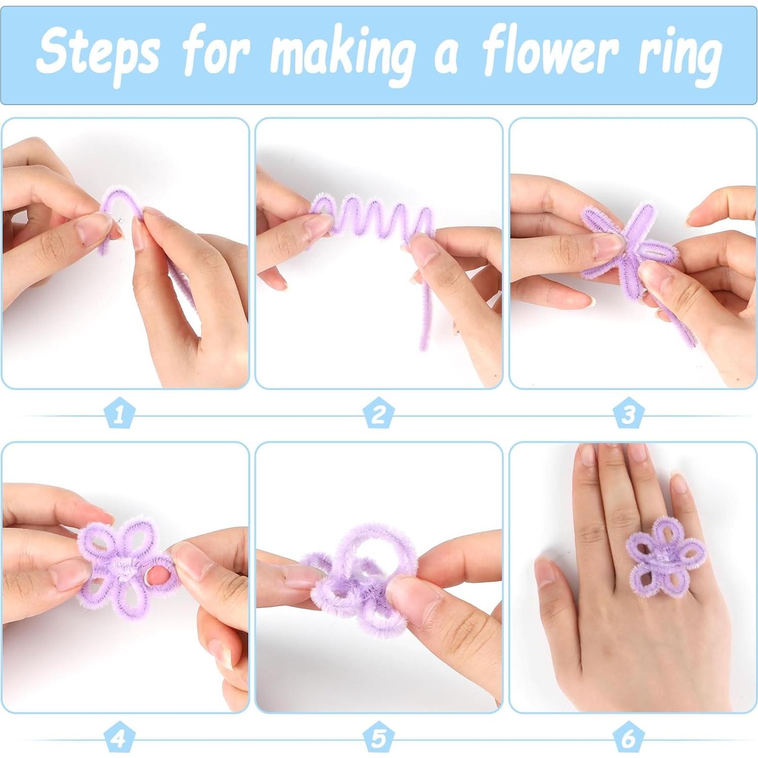 Limpiapipas Chenille Coloridos LOMIMOS 1000 Pcs 30.48 cm