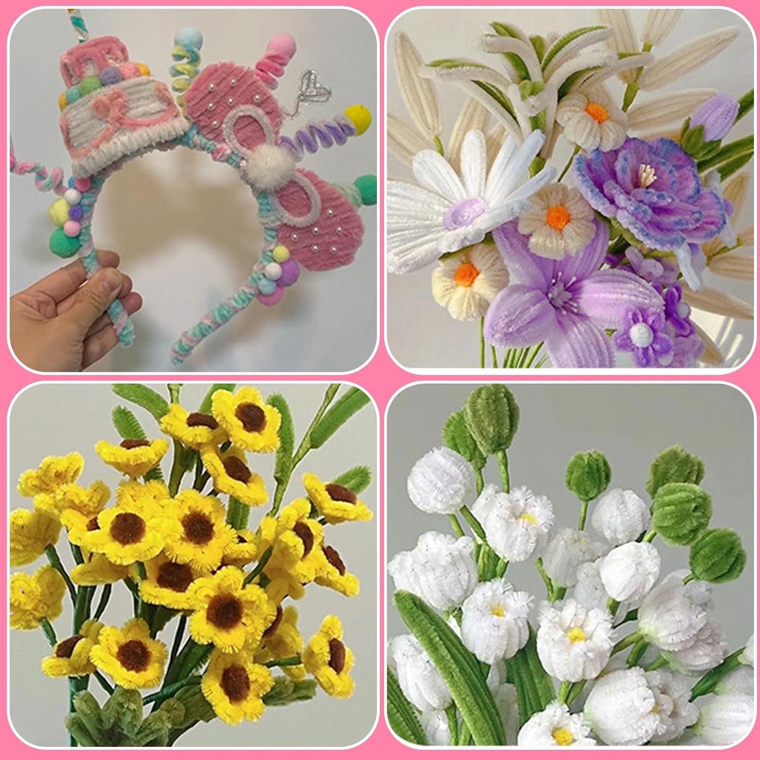 Limpiapipas Chenille Coloridos LOMIMOS 1000 Pcs 30.48 cm