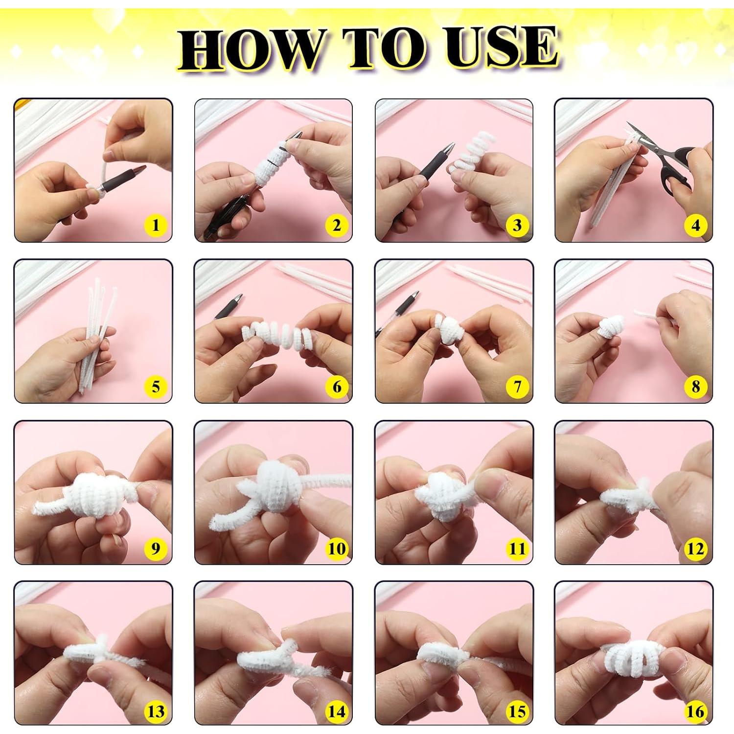 Kit de Limpiapipas TOAOB 200pcs para Manualidades y Decoración