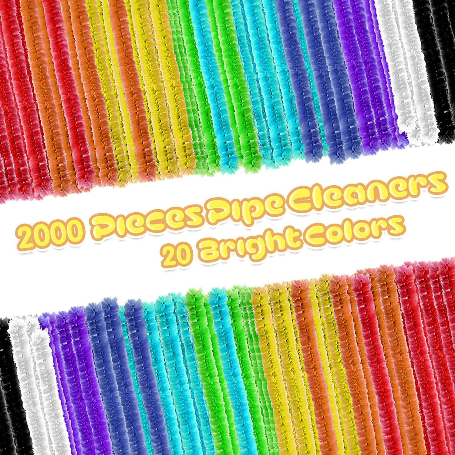 Kit de Manualidades Leitee 2500 Piezas Limpiapipas y Ojos Móviles