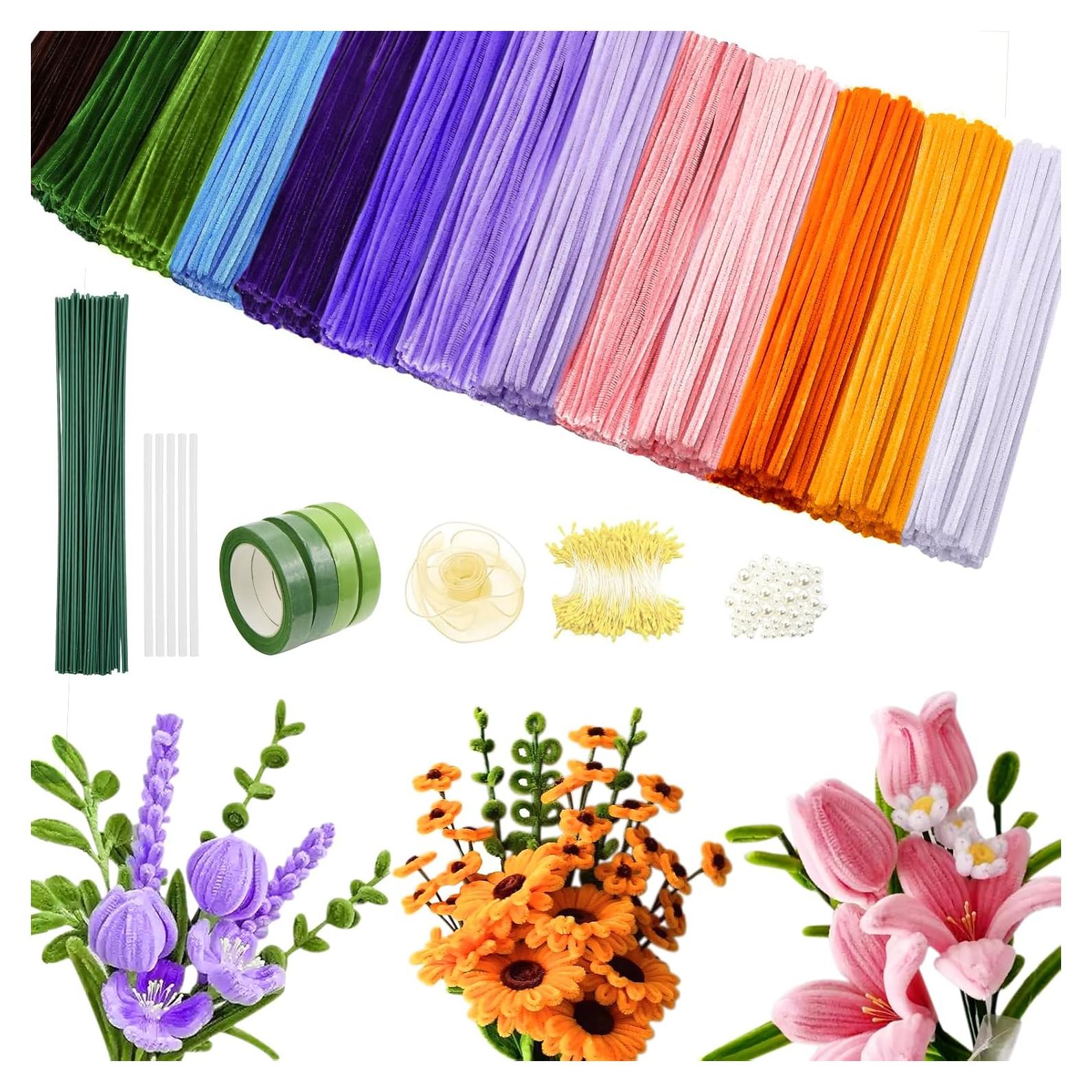 Kit de 800 Limpiadores de Tubos Chenille Beanicus - 13 Colores