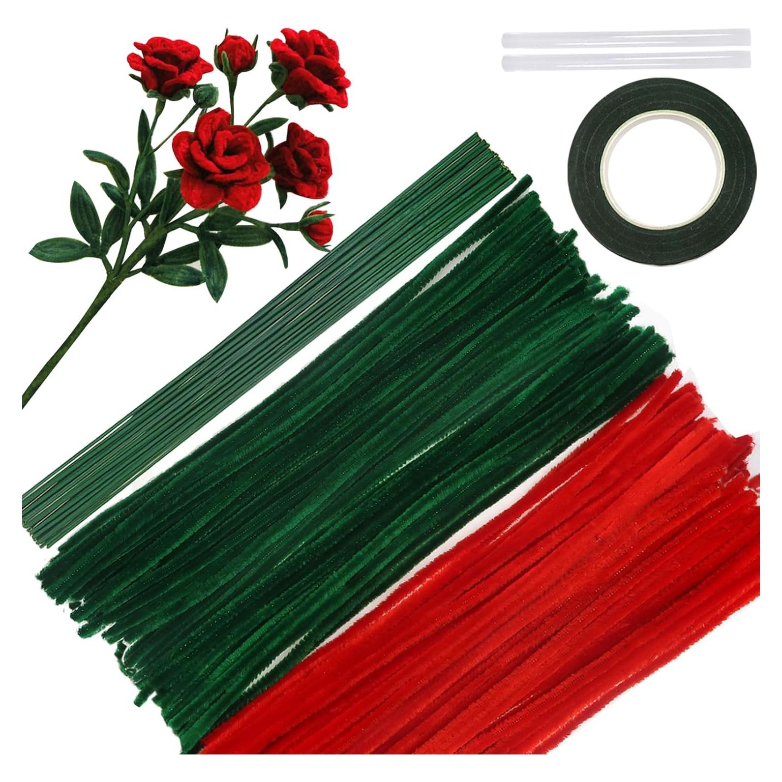 Kit de Limpiapipas TOAOB 200pcs para Manualidades DIY Flores