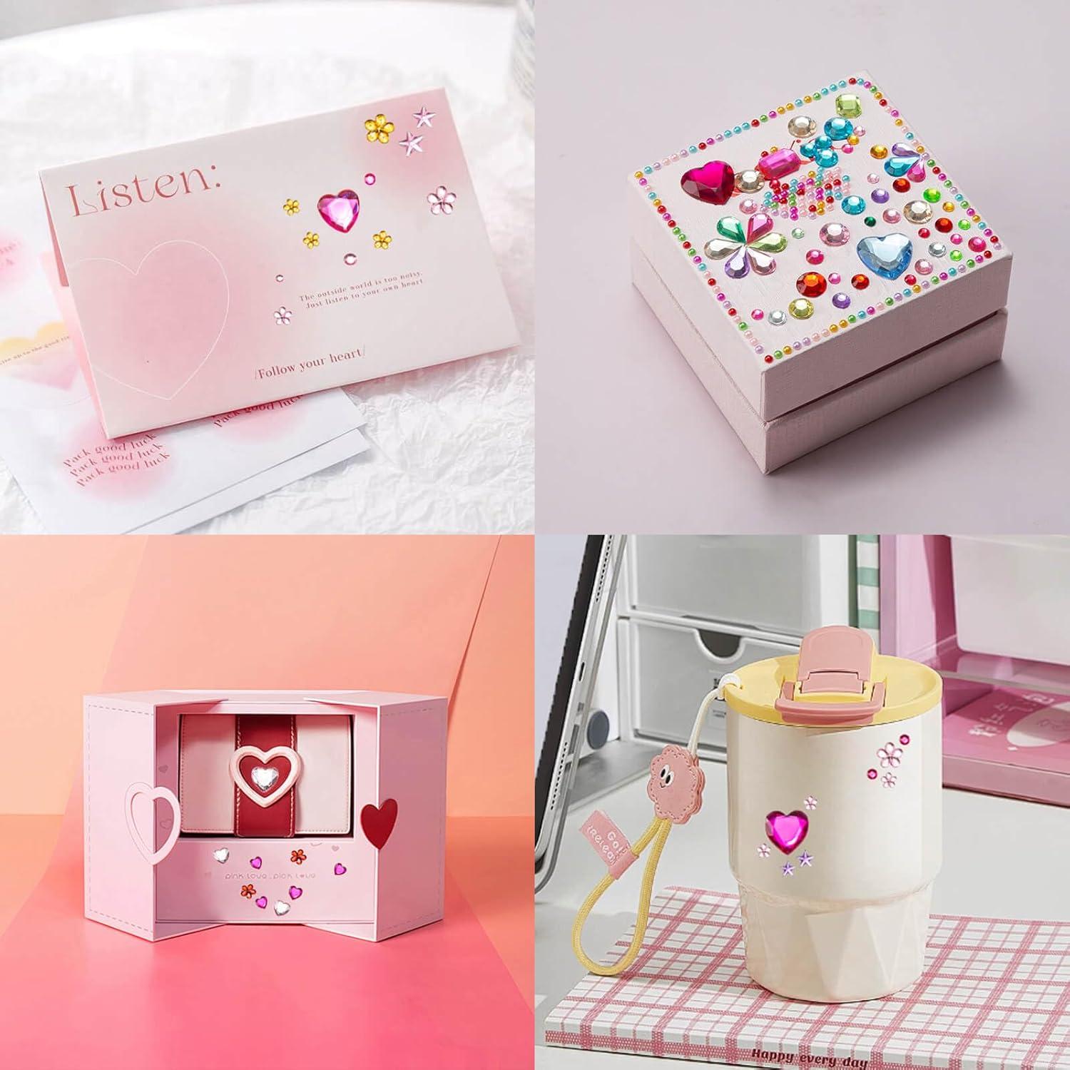 2774 Gemas Adhesivas DOCLWF para Manualidades Multicolor