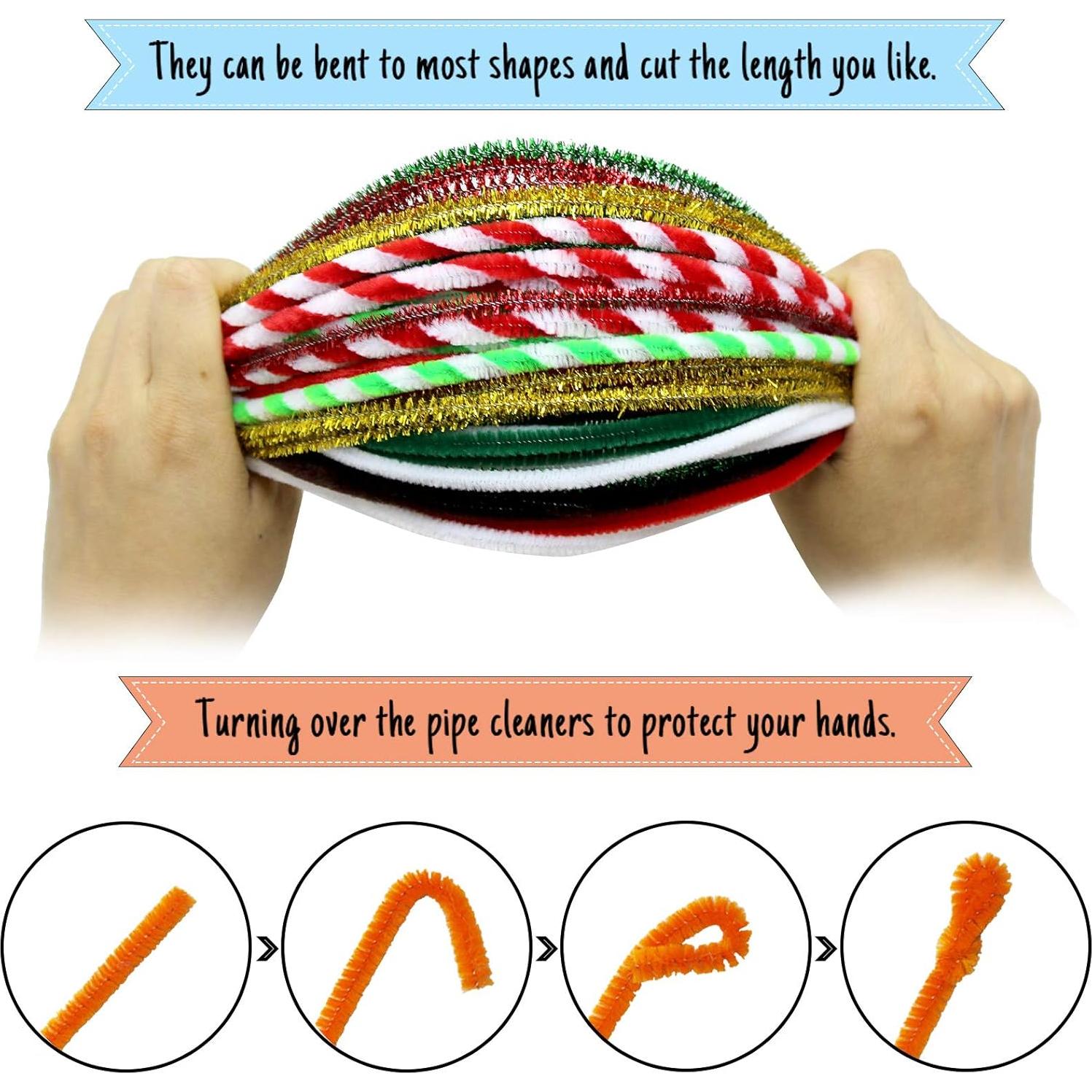 Set de Manualidades Navidad CH HAICHENG 500 Piezas Limpiapipas