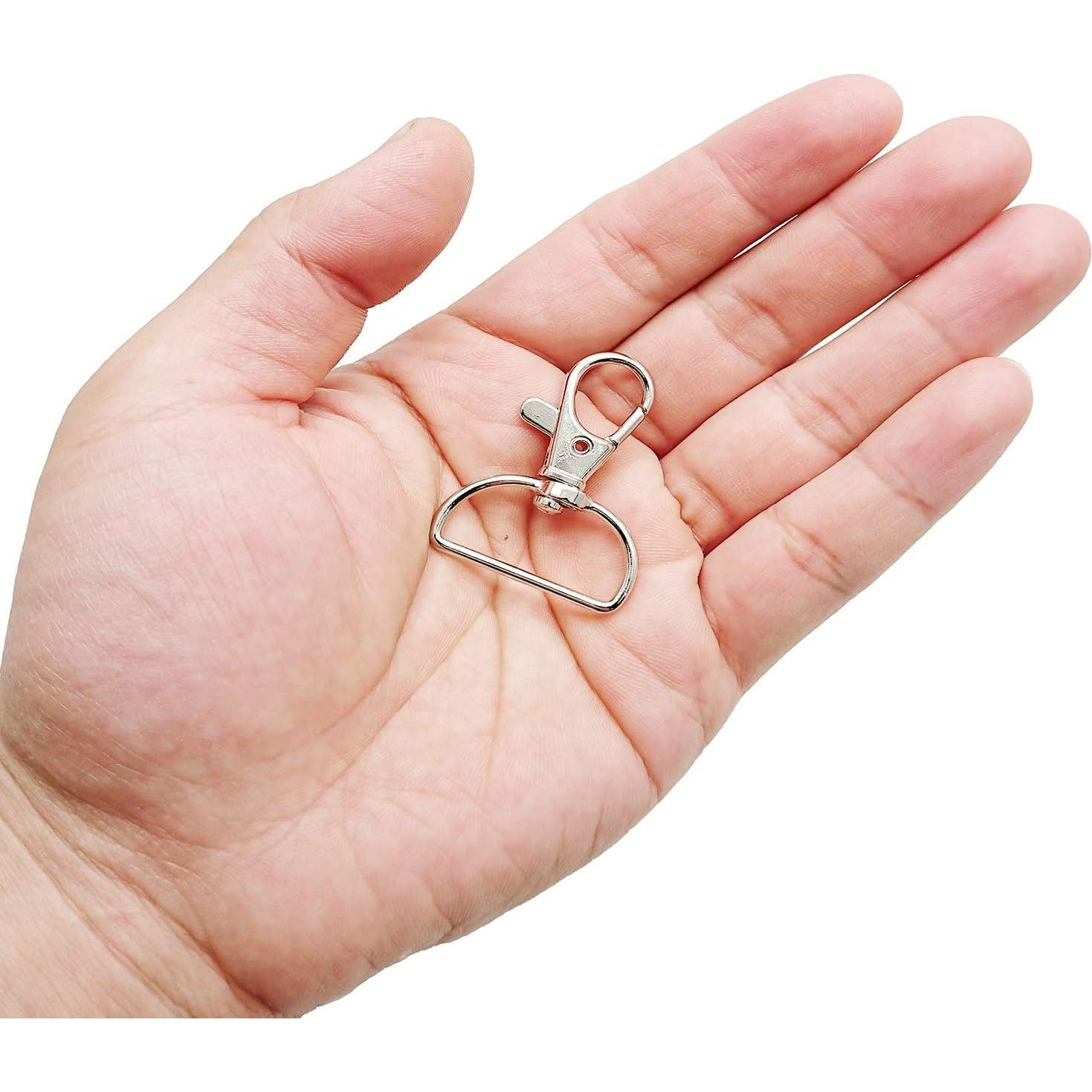 Ganchos Giratorios de Metal Hulless 40 Pcs 2.54 cm para Manualidades