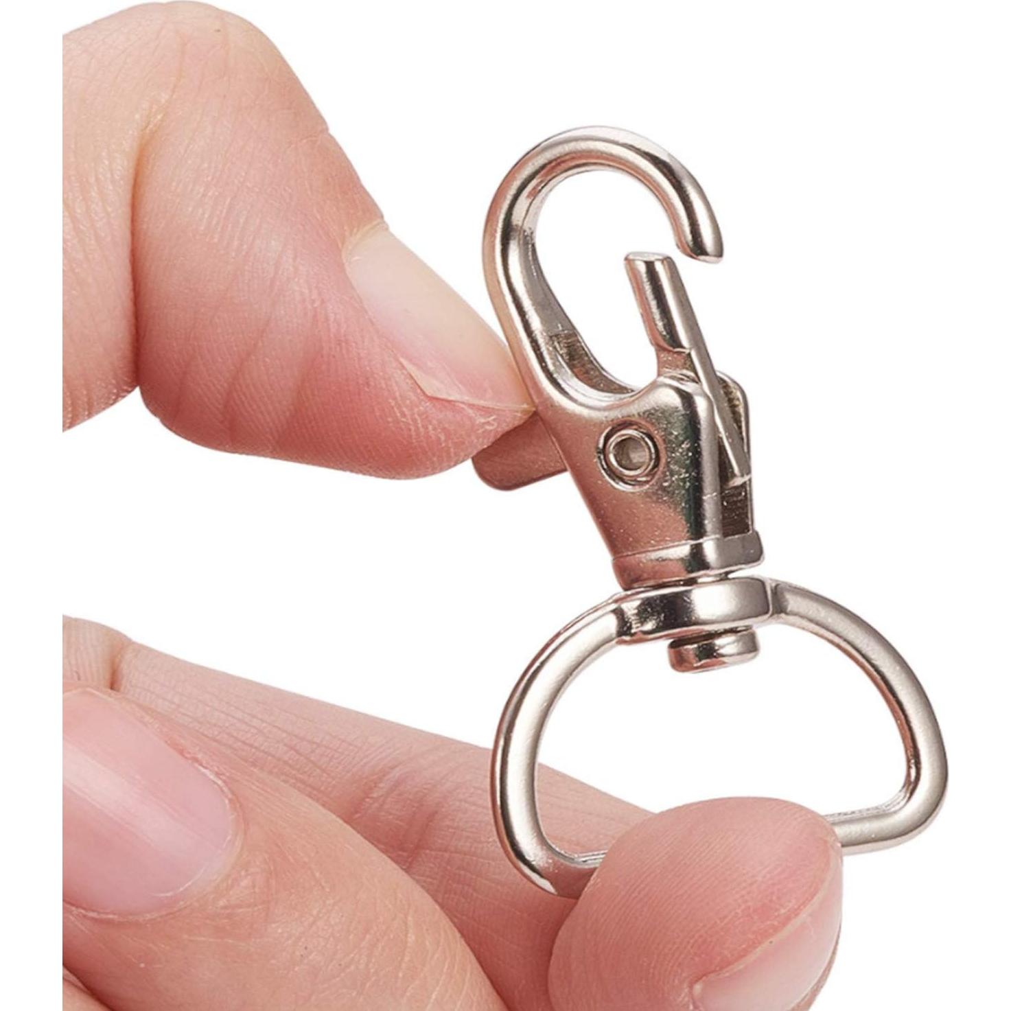 Ganchos Giratorios de Metal Hulless 40 Pcs 2.54 cm para Manualidades