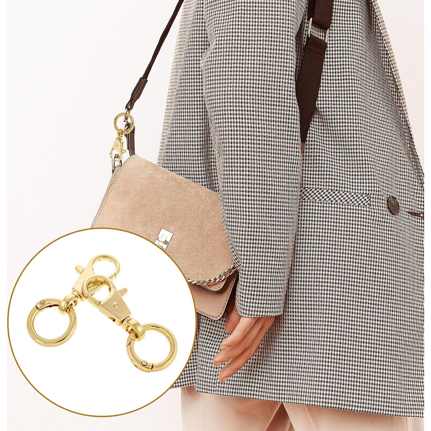 Clip de Llavero Dorado FdcLixuvol - 4 Piezas de Metal