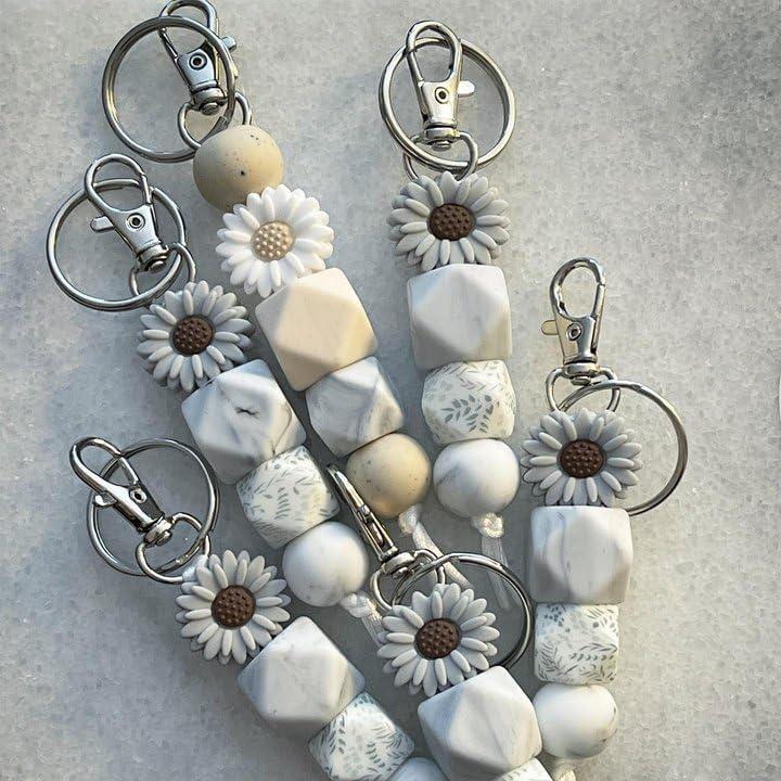 50 Ganchos Giratorios Sugiury para Llaveros Plata 32mm