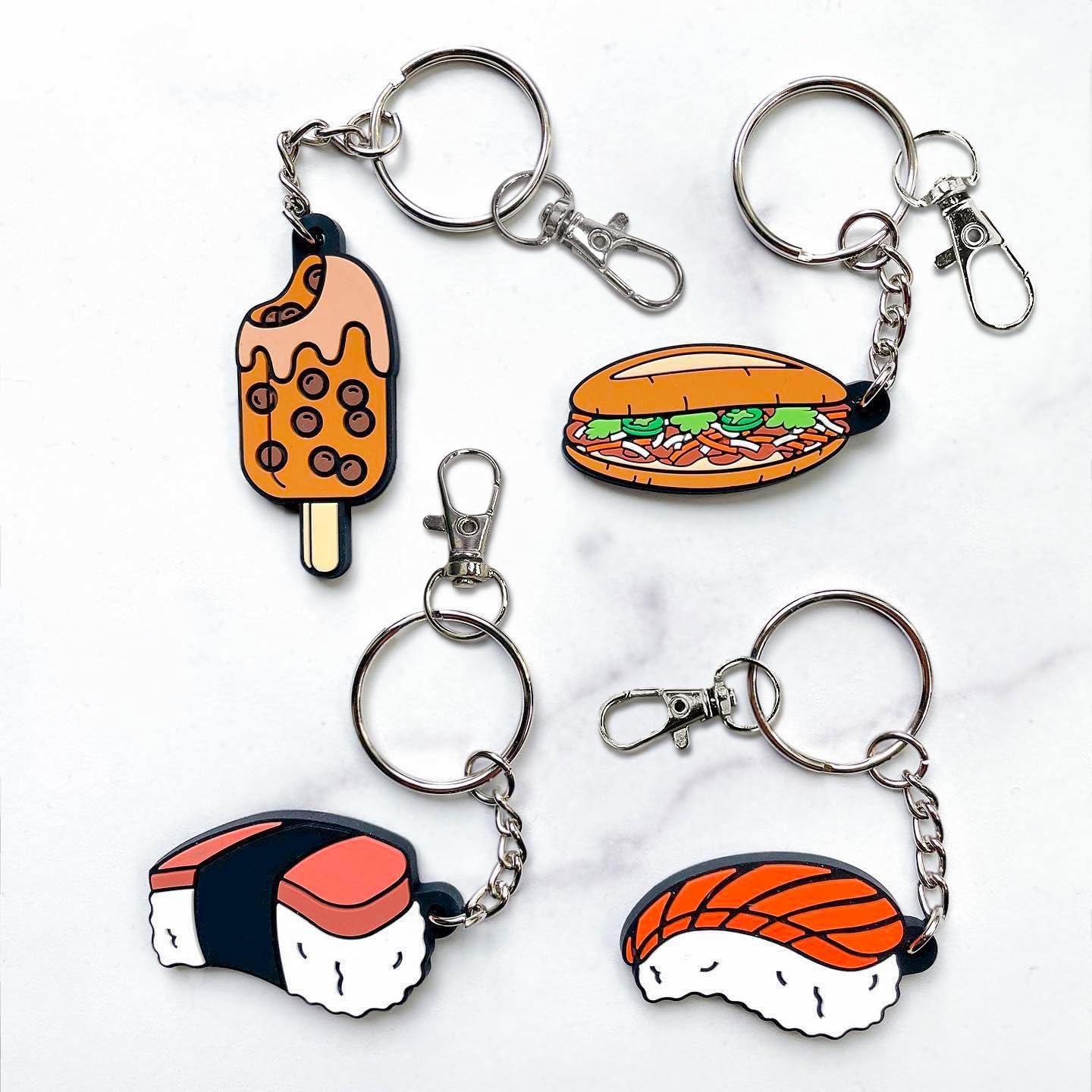 50 Ganchos Giratorios Sugiury para Llaveros Plata 32mm