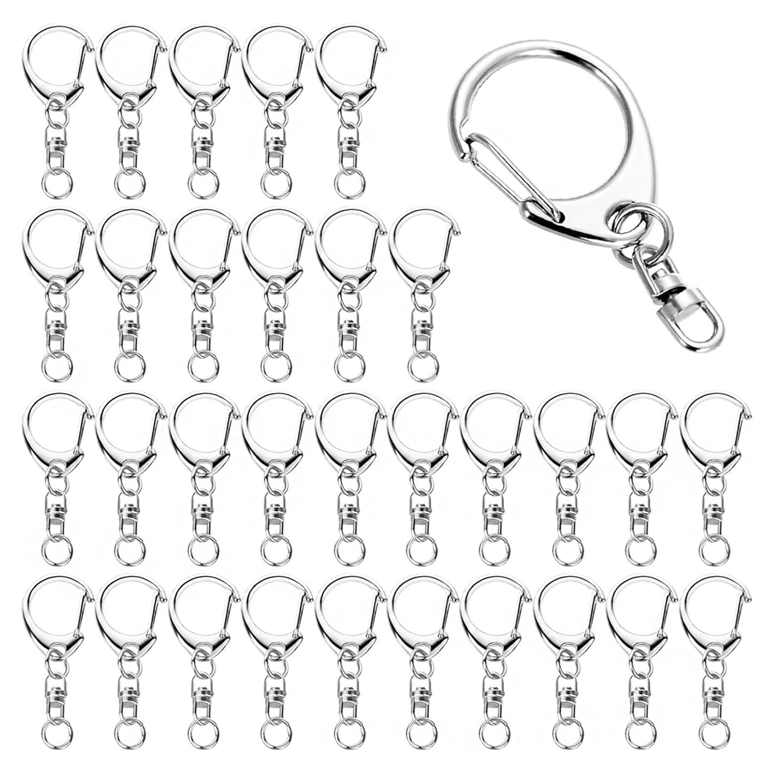 Cierres de Langosta Roctee 50 Piezas Plata para Llaveros