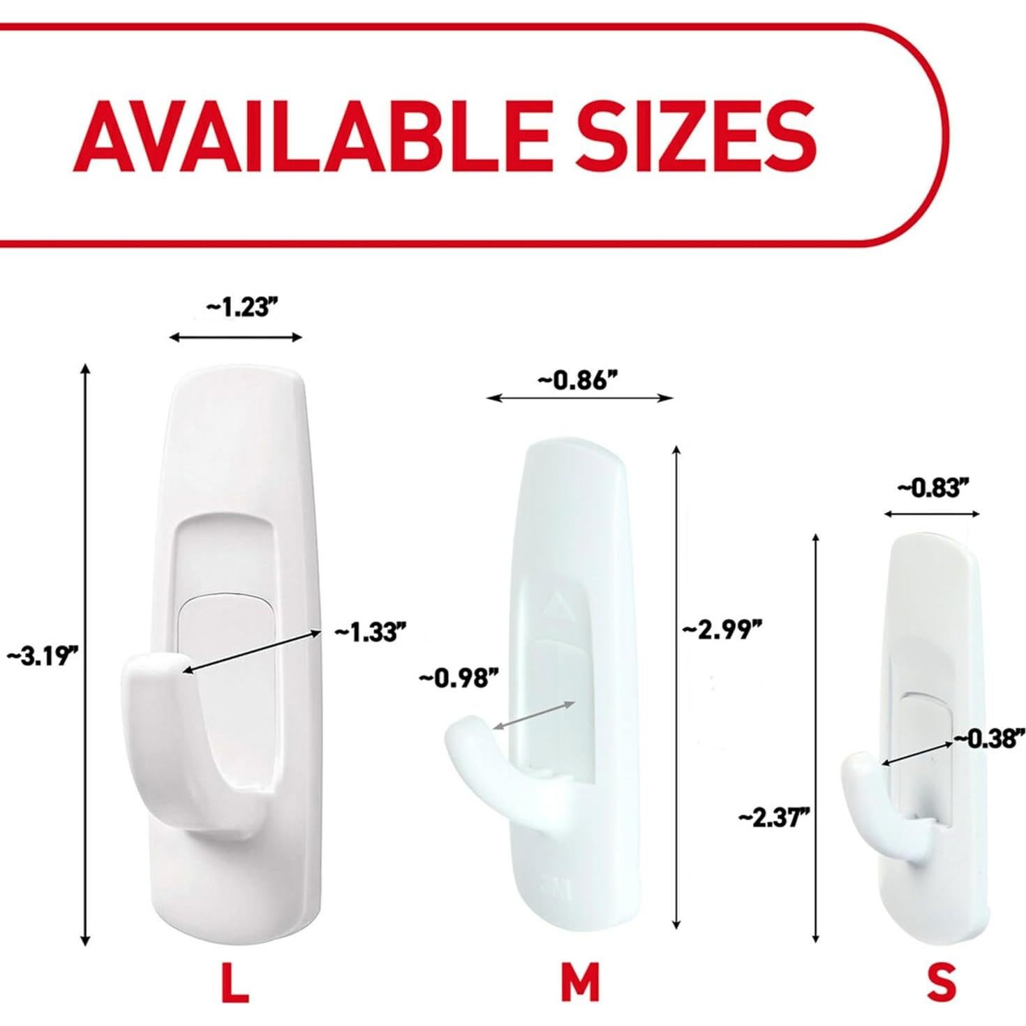 Ganchos Utilitarios Grandes Command 7 Piezas 2.27 kg