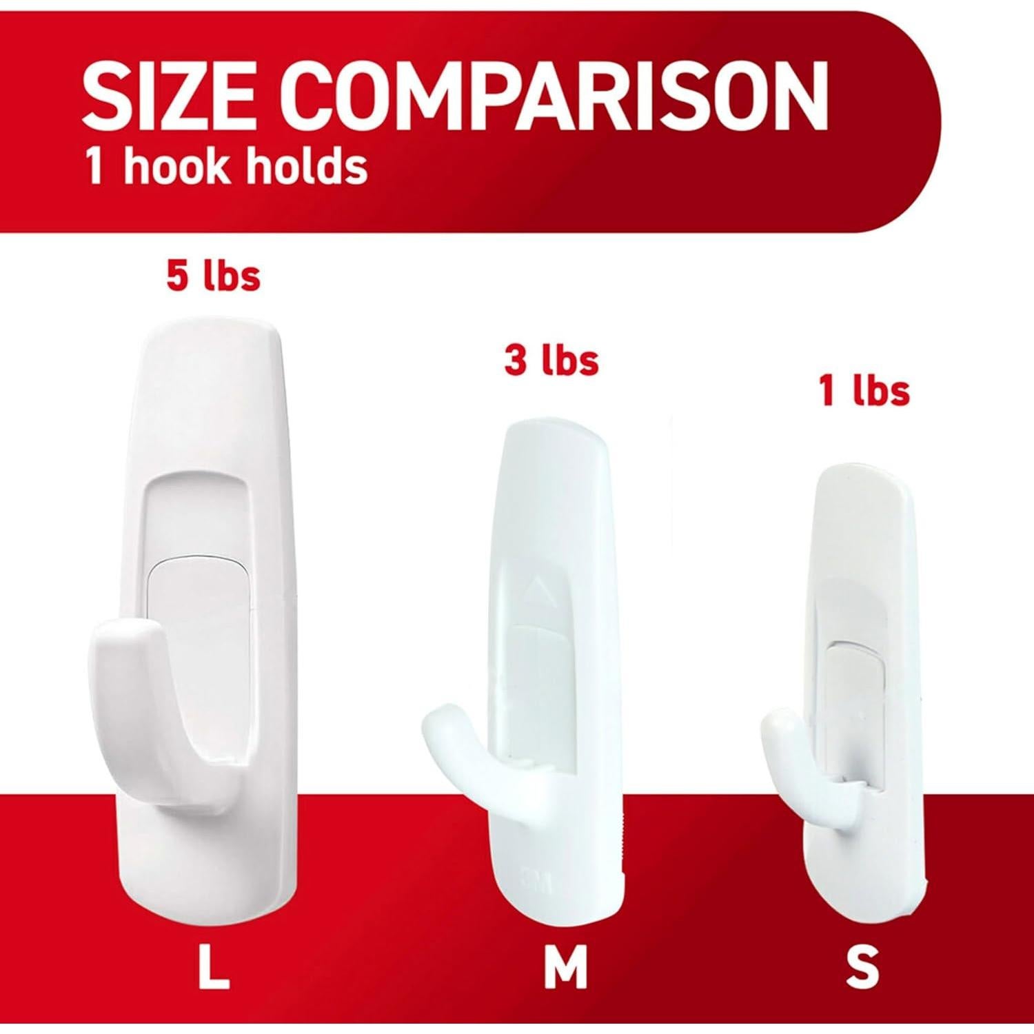 Ganchos Utilitarios Grandes Command 7 Piezas 2.27 kg