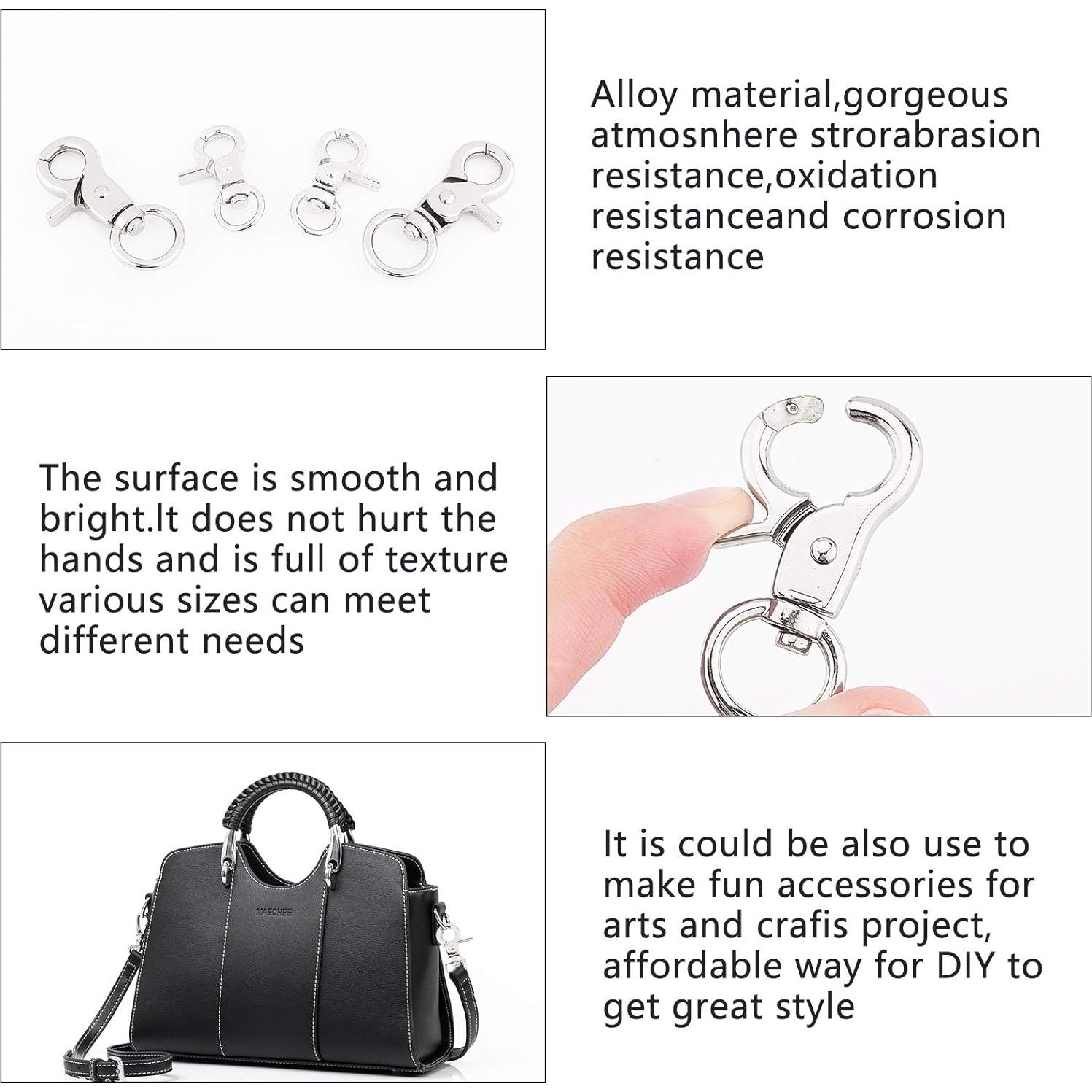 Ganchos de Traba de Langosta Metálicos PH PandaHall 16 Pcs