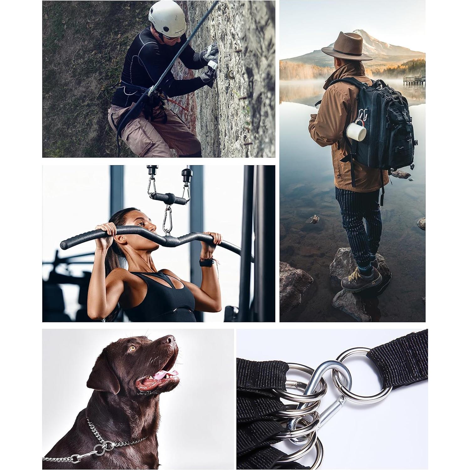 30 Clips de Carabineros DF DUALFERV 3.98cm Acero Inoxidable