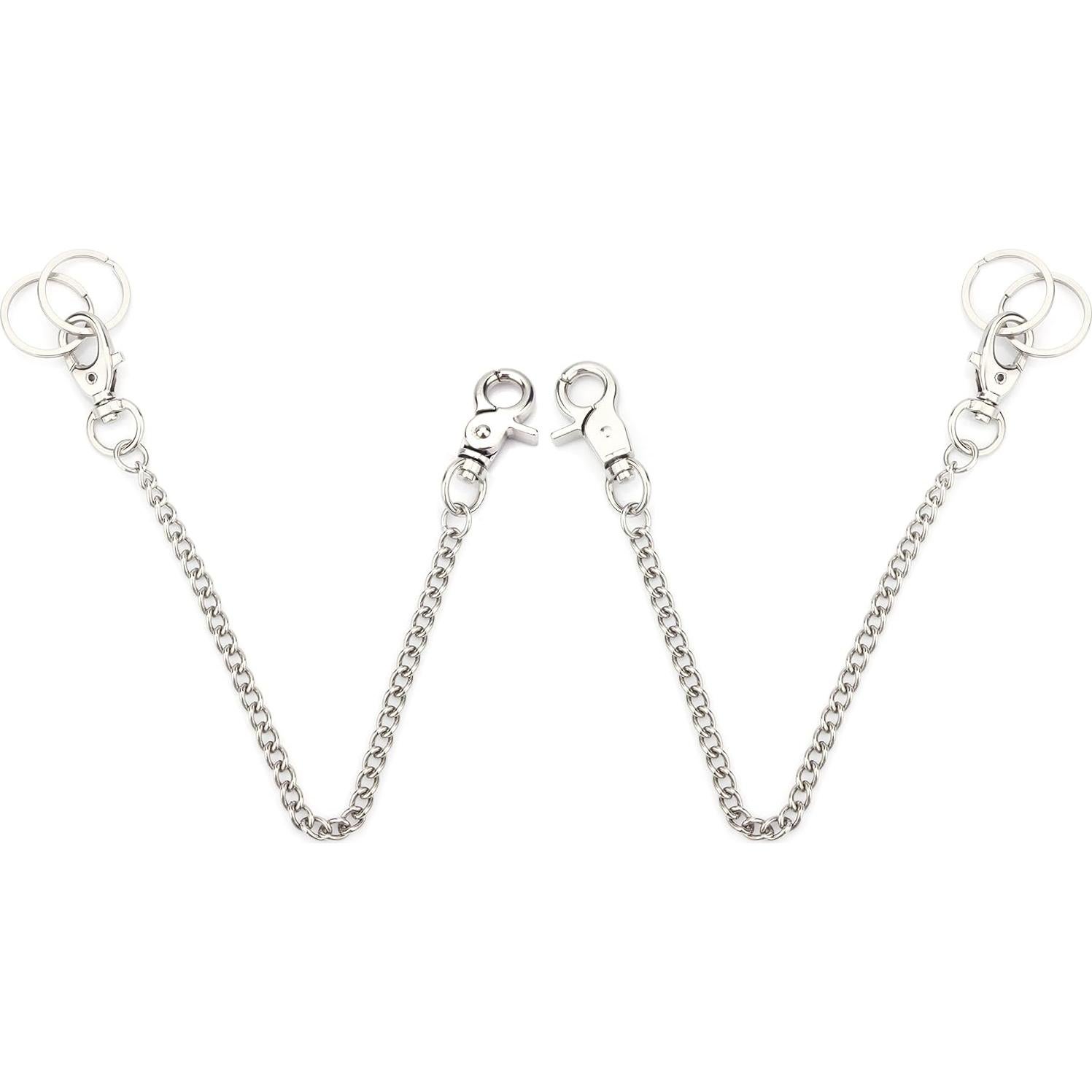 Cadena de Cartera Wisdompro 20 cm con Ganchos y Anillas