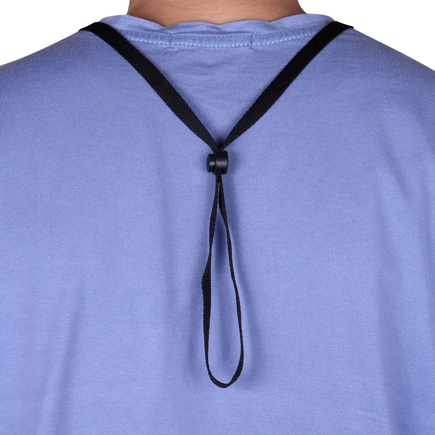 Cinta ajustable para mascarilla Wisdompro - 10 piezas, 49.5 cm, 5 colores