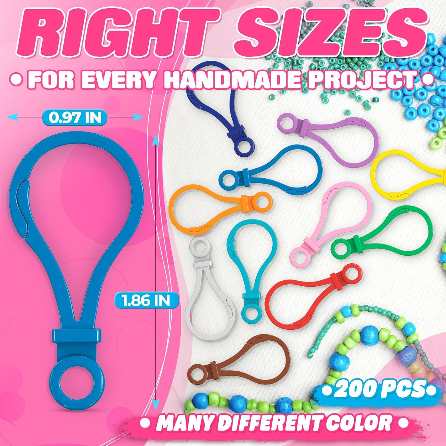 100 Clips de Llaveros de Plástico The Little Green Change