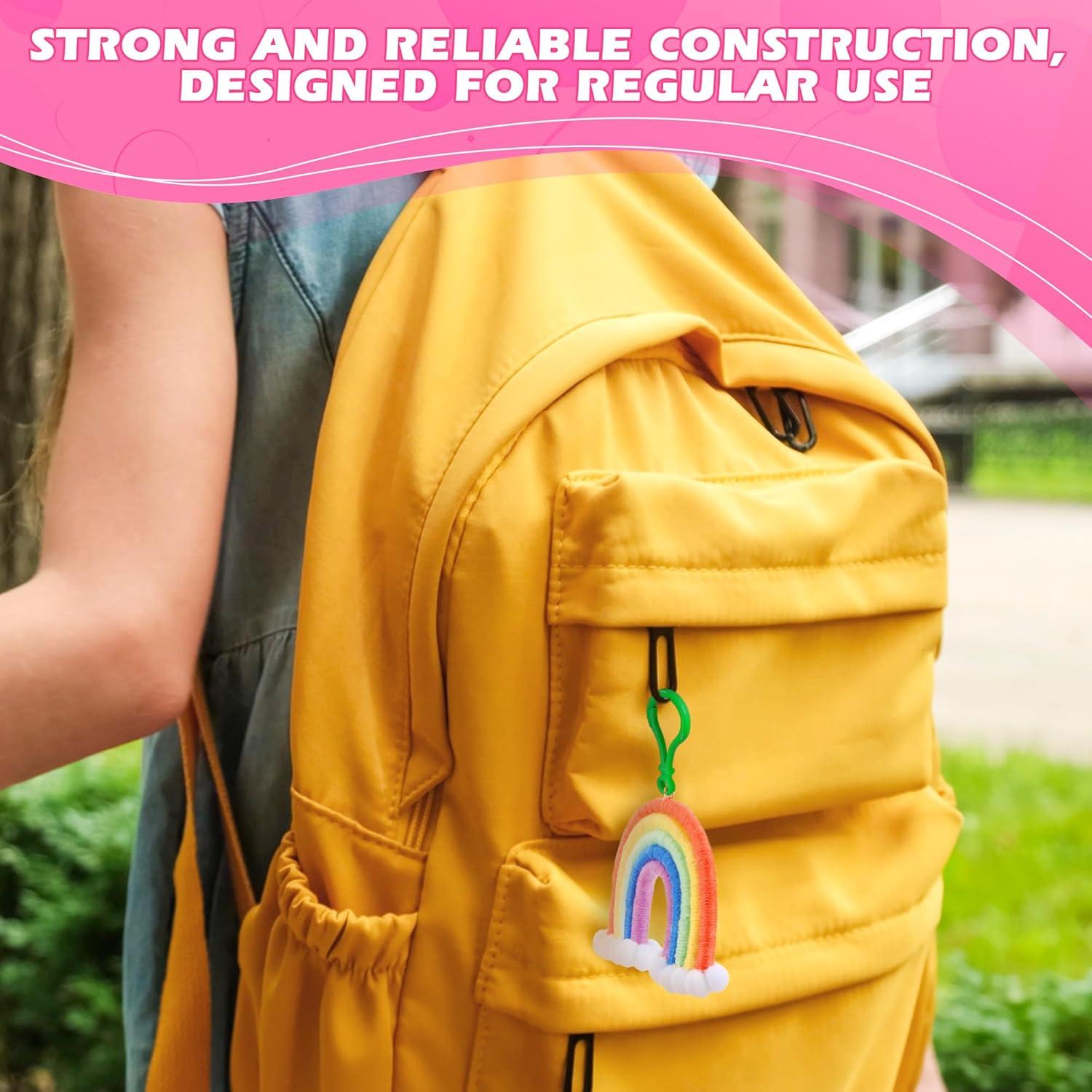 100 Clips de Llaveros de Plástico The Little Green Change