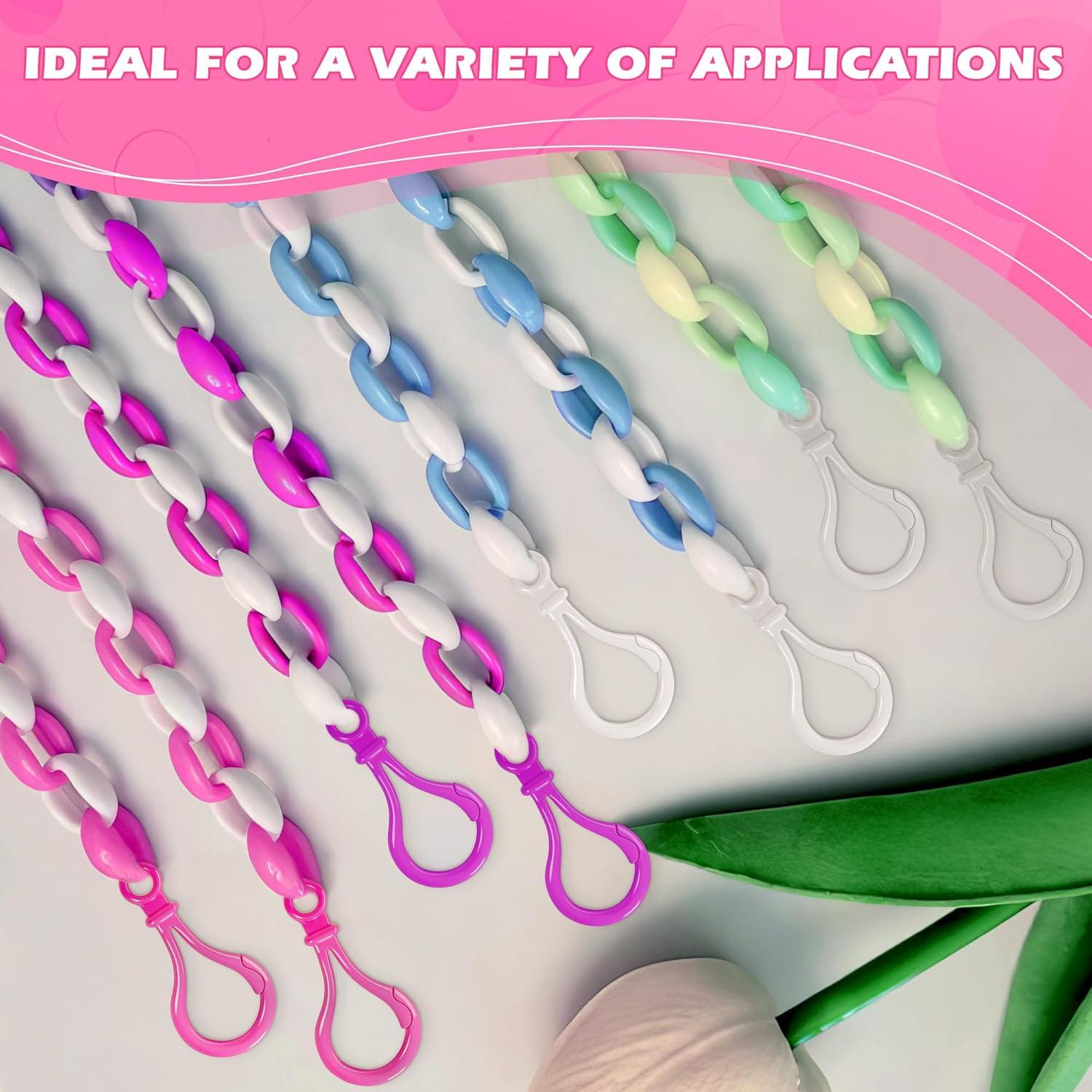 100 Clips de Llaveros de Plástico The Little Green Change