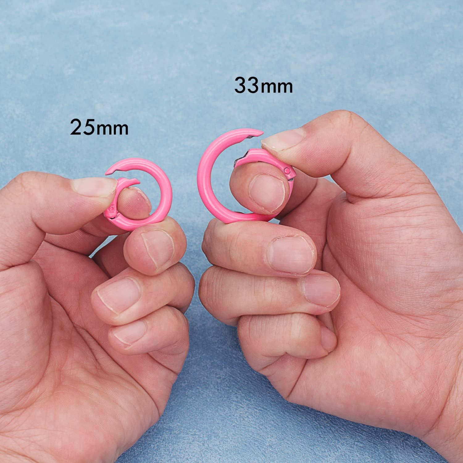 Anillos O de Resorte Metal NCEDFYLER JY 12 Piezas Color Mezclado