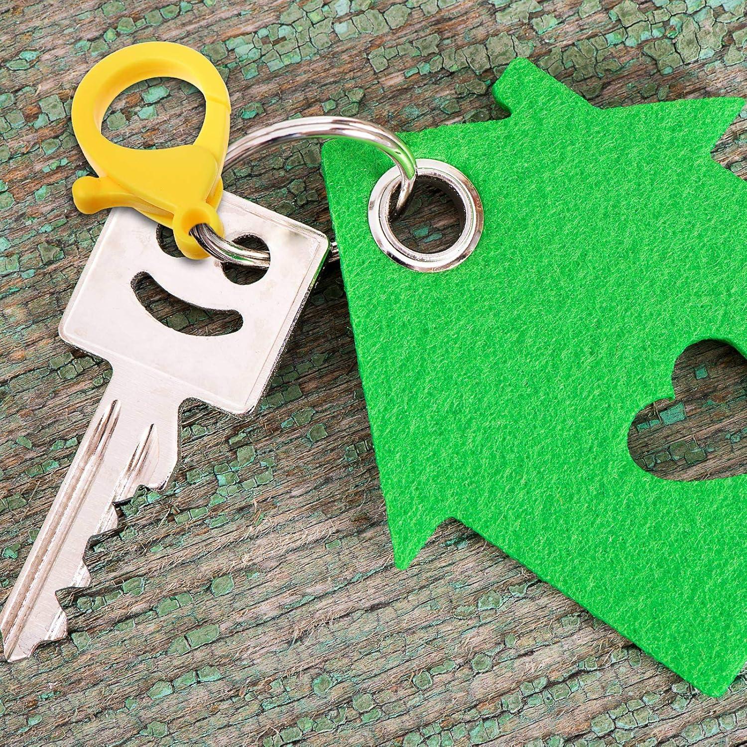 Ganchos de plástico duro Patelai 100 piezas multicolor 3.5 cm