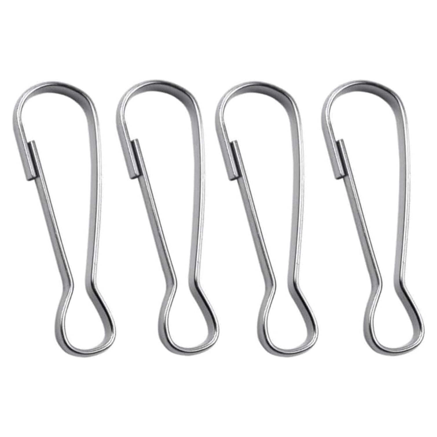 Ganchos de Resorte para Lanyard QLXHBOT 100pcs 32mm Acero Inoxidable