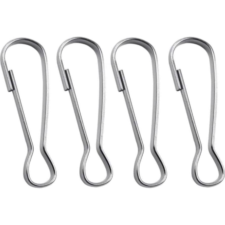 Ganchos de Resorte para Lanyard QLXHBOT 100pcs 32mm Acero Inoxidable