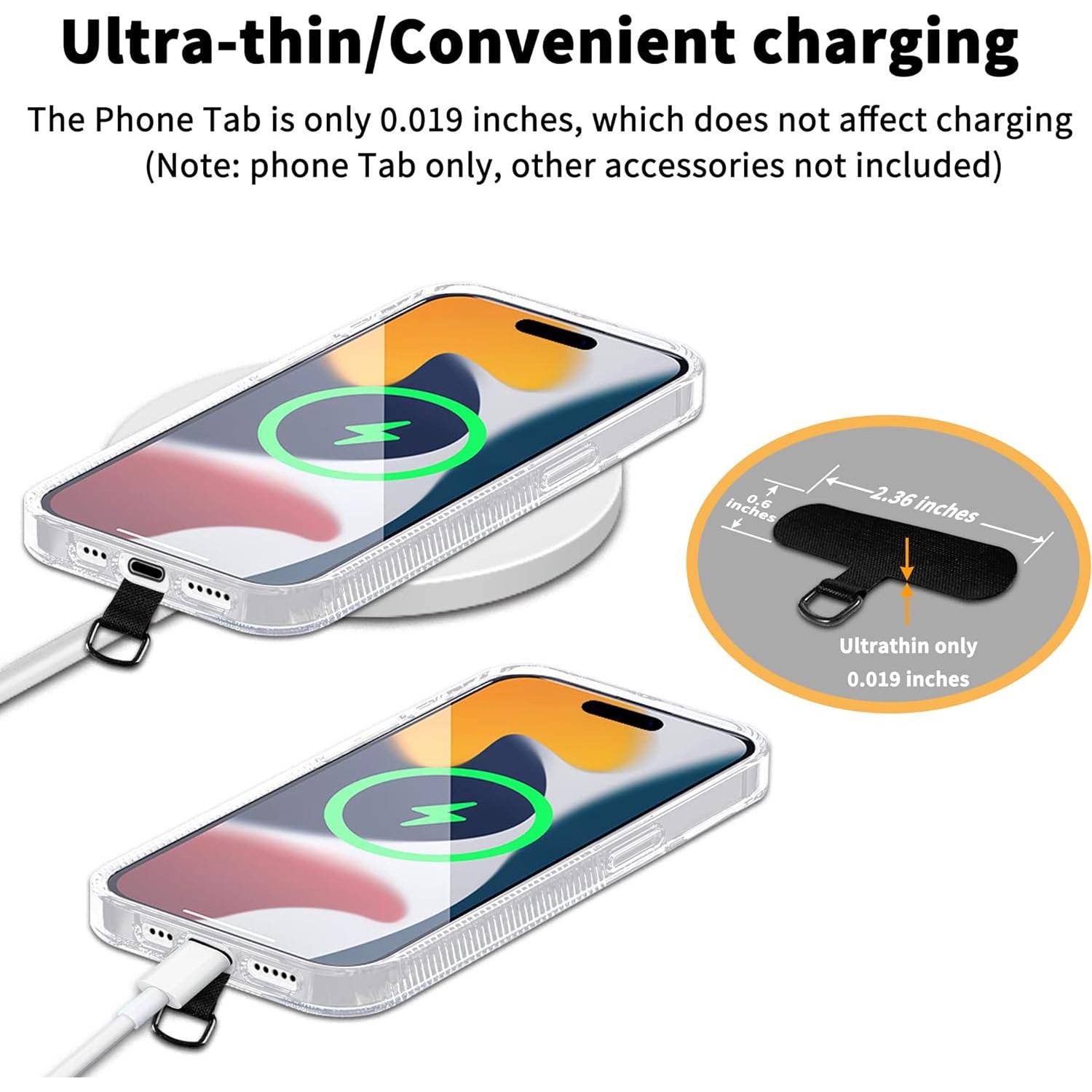 Tablilla de Sujeción para Teléfono TACOMEGE - Negro - Compatible iPhone y Samsung