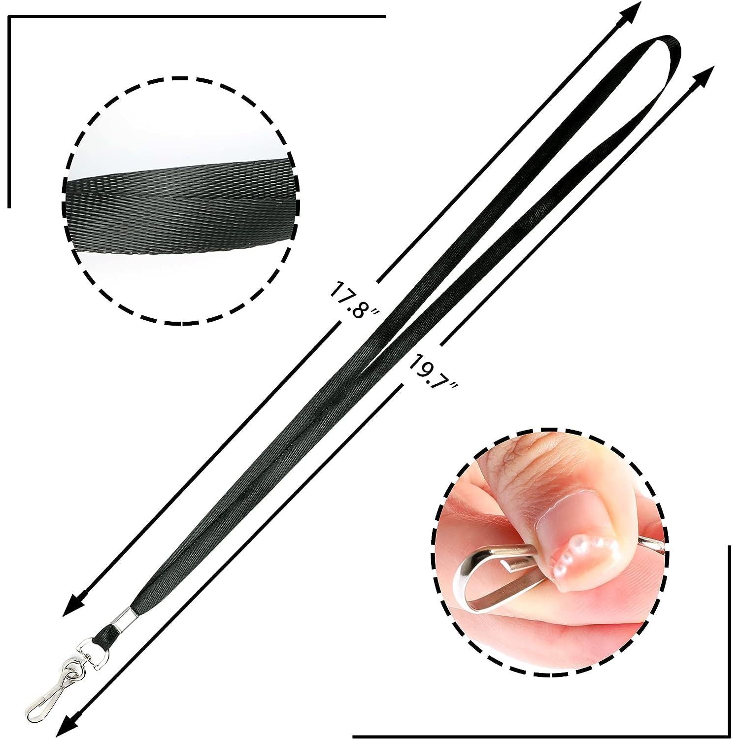 Cintas de Identificación LOCONHA 100 Paquete 45.7 cm Negro