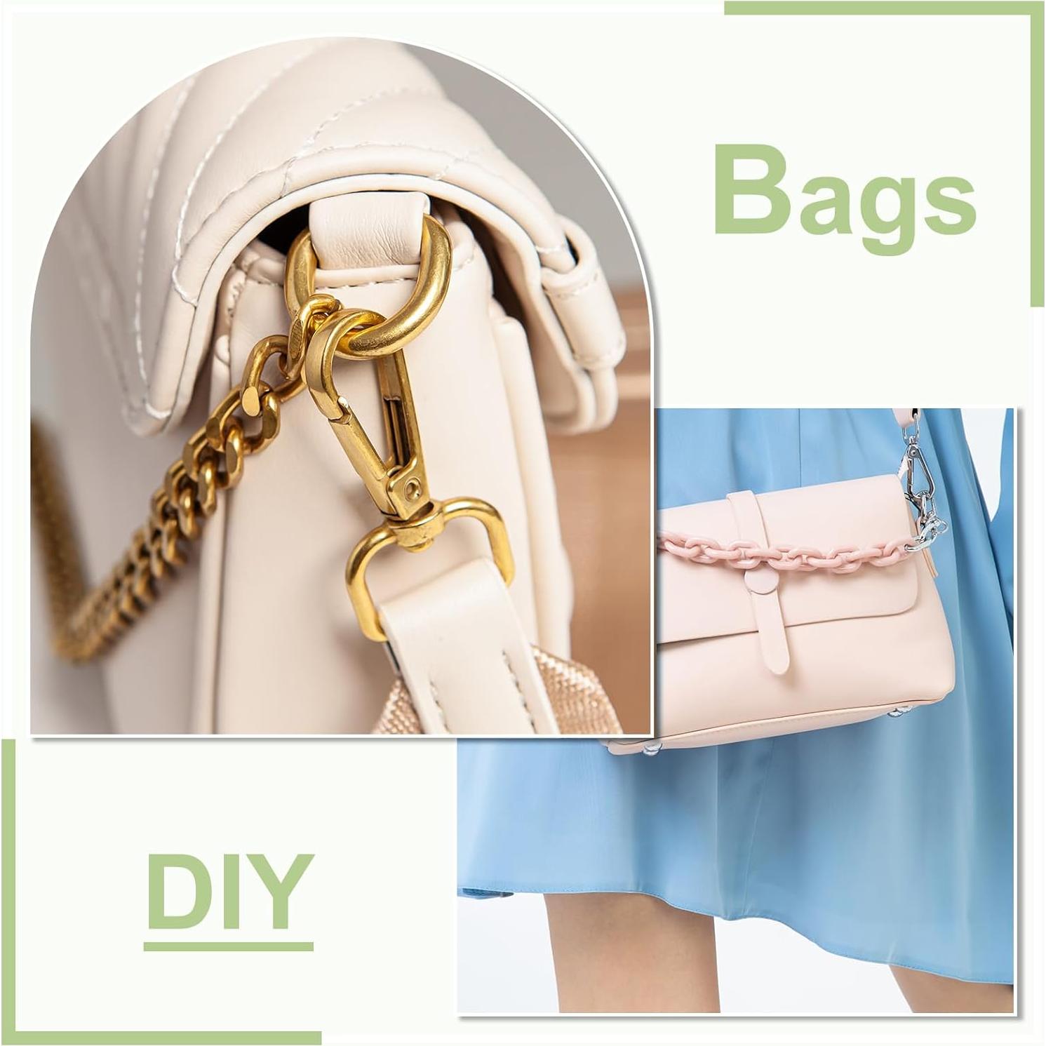 Ganchos Giratorios de Langosta uxcell 10Pcs Aleación Zinc Negro