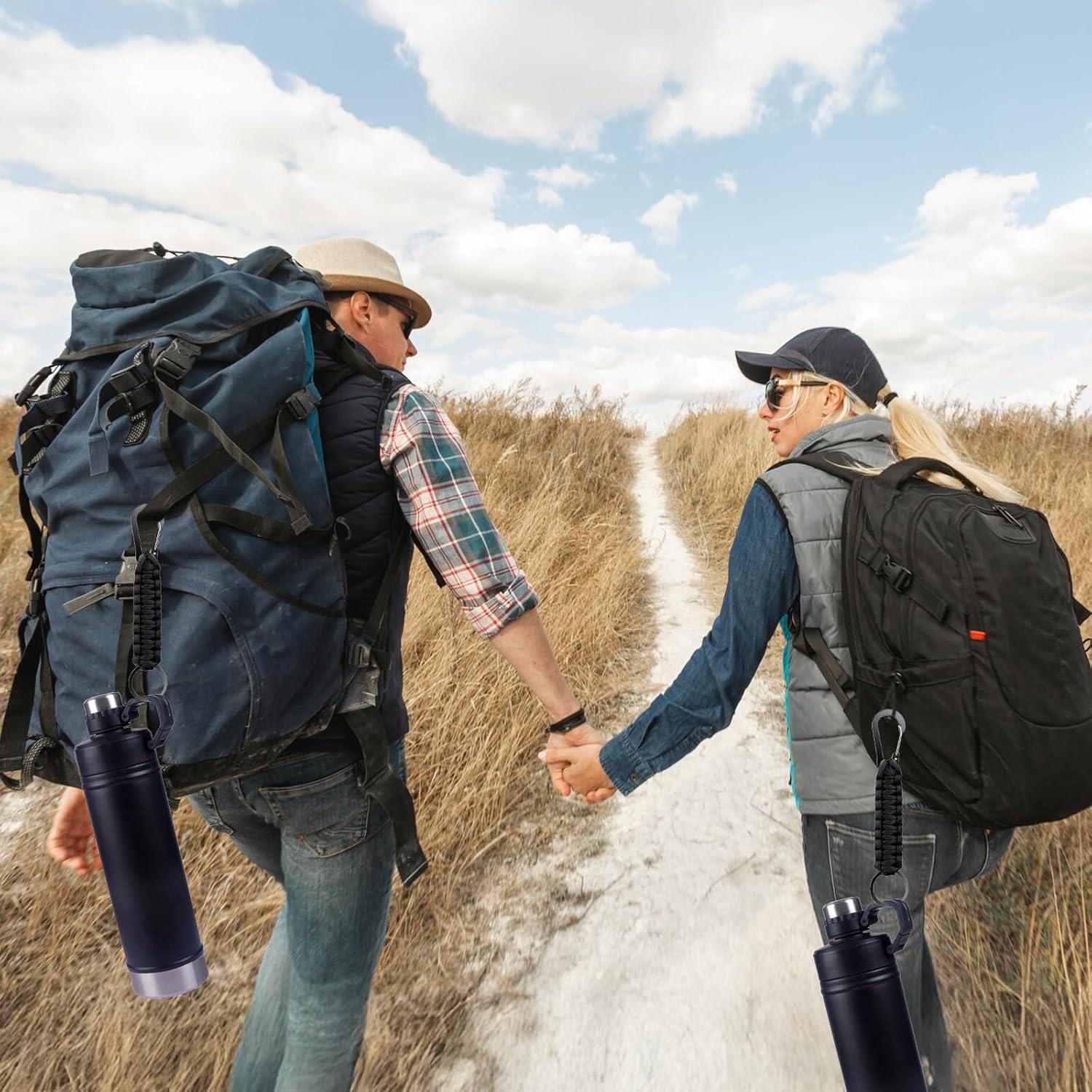 Llavero Paracord Militar Mabor 2 Pcs Negro Alta Resistencia