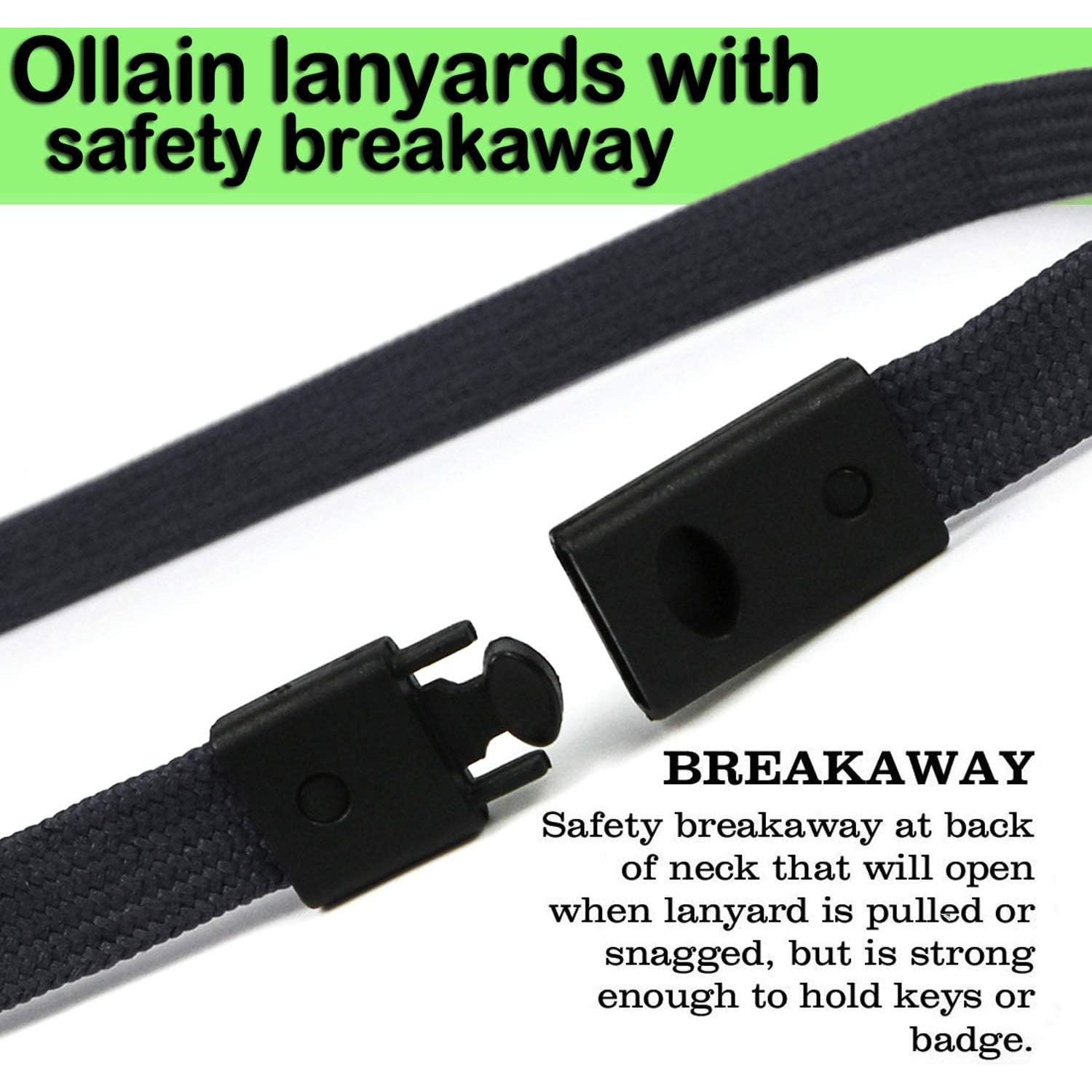 Cintas de Identificación Ollain 50 Piezas Negro 86.36 cm