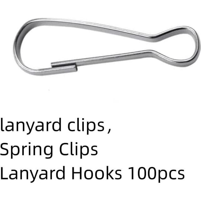 Ganchos de resorte QLXHBOT 100pcs acero inoxidable 25mm