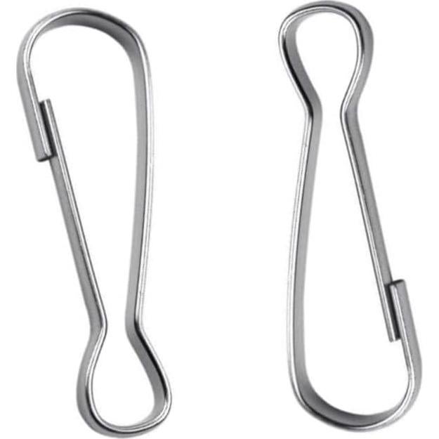Ganchos de resorte QLXHBOT 100pcs acero inoxidable 25mm