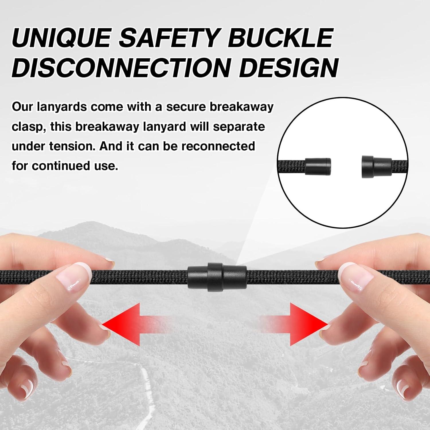 Cinta de Cuello Desprendible PPGod 57.94 cm Ajustable con Clip Metal