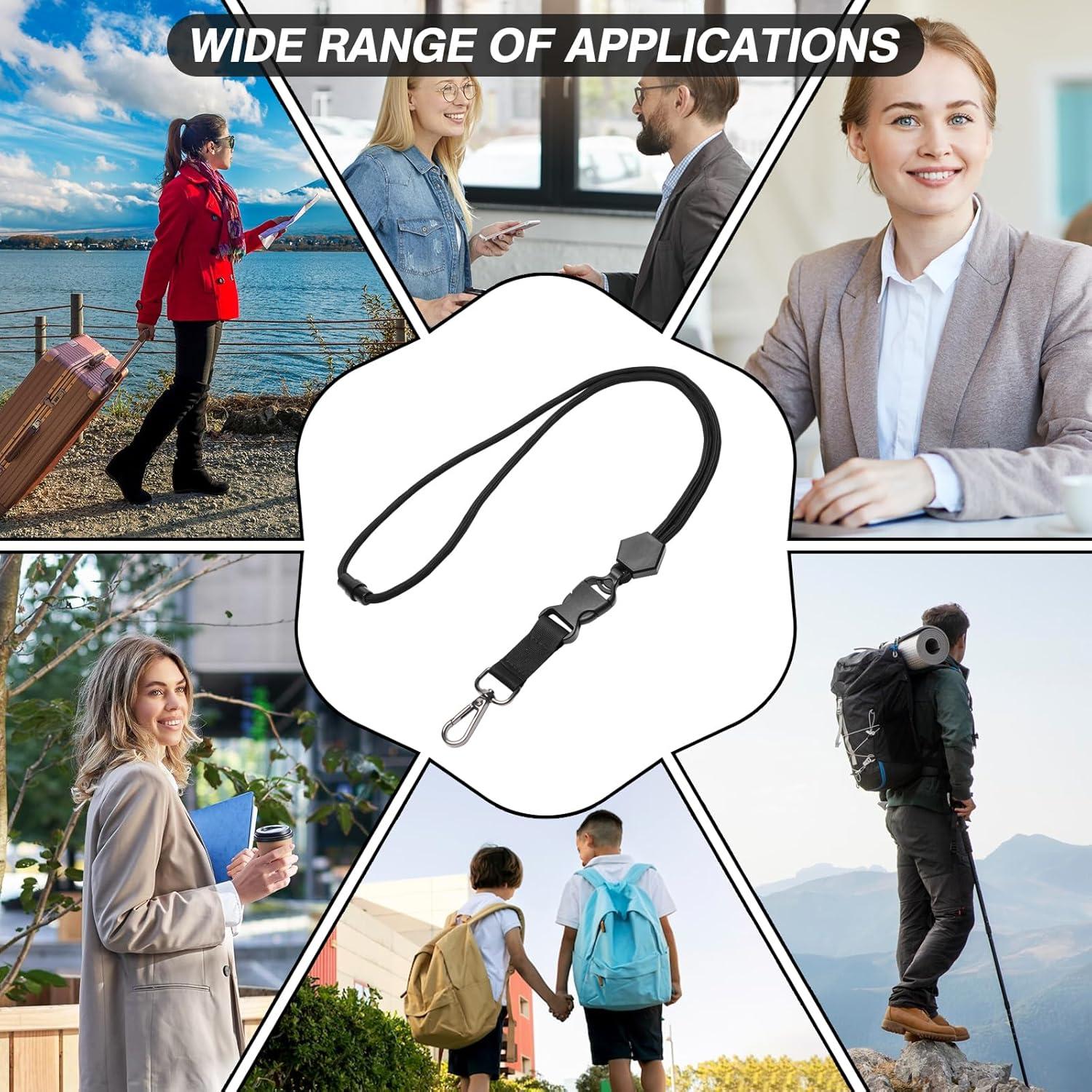 Cinta de Cuello Desprendible PPGod 57.94 cm Ajustable con Clip Metal