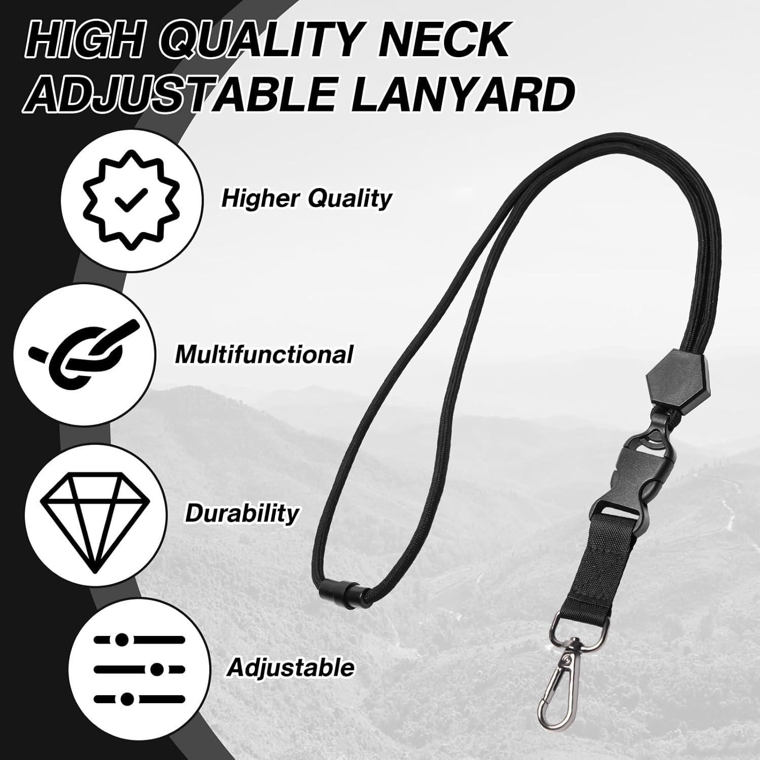 Cinta de Cuello Desprendible PPGod 57.94 cm Ajustable con Clip Metal