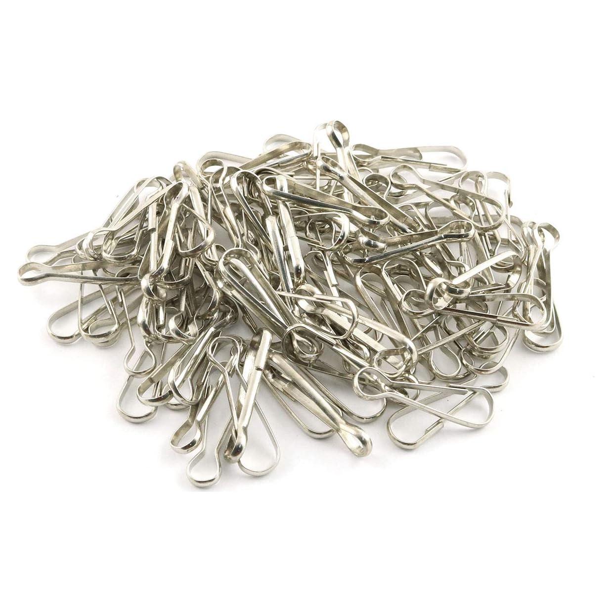 Gancho de Resorte Metálico LQ 100PCS 26mm Niquelado