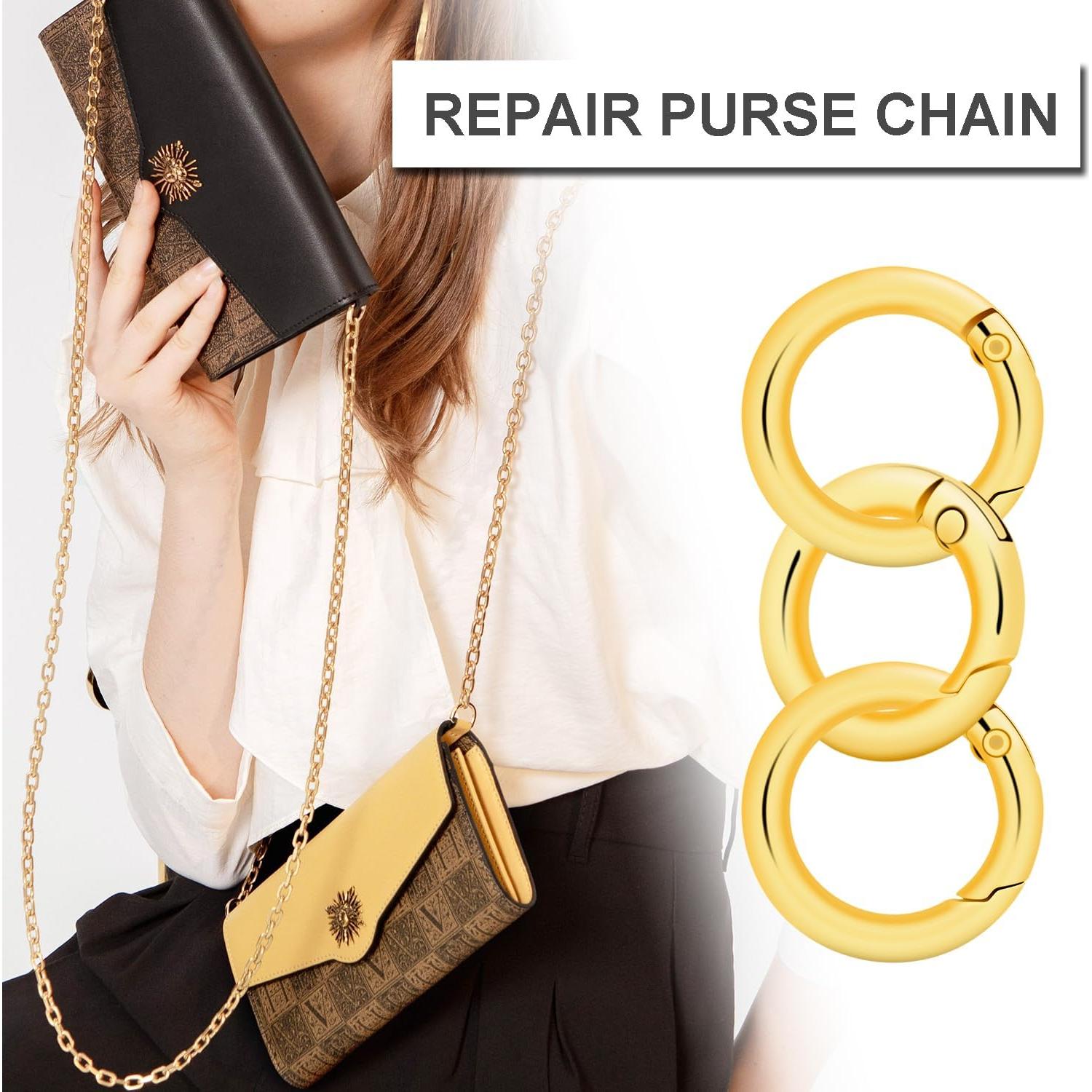 16 Anillos O de Resorte CooBigo 13mm Negro para Llaveros